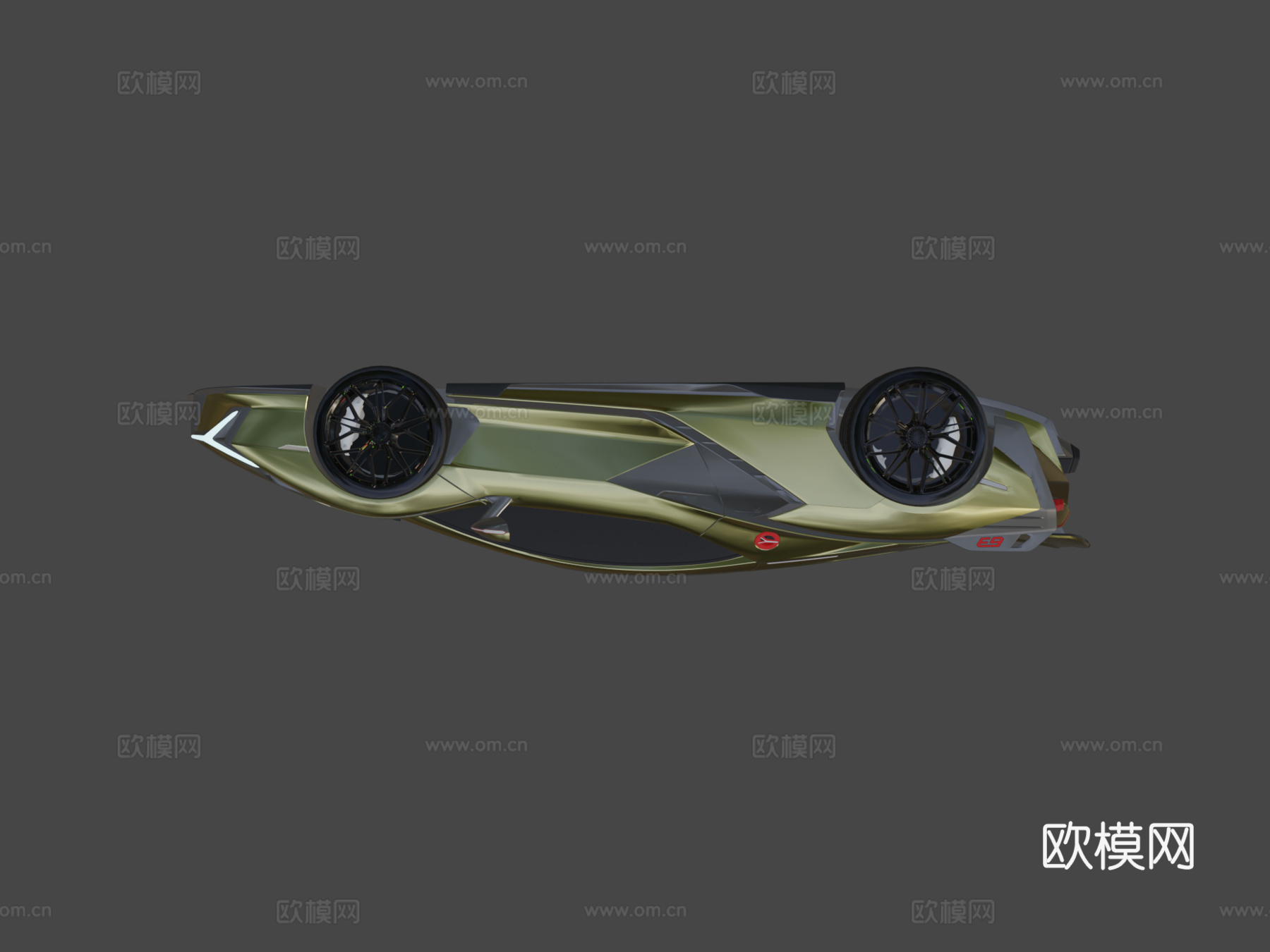 D模型西恩终极混合动力超级跑车su模型