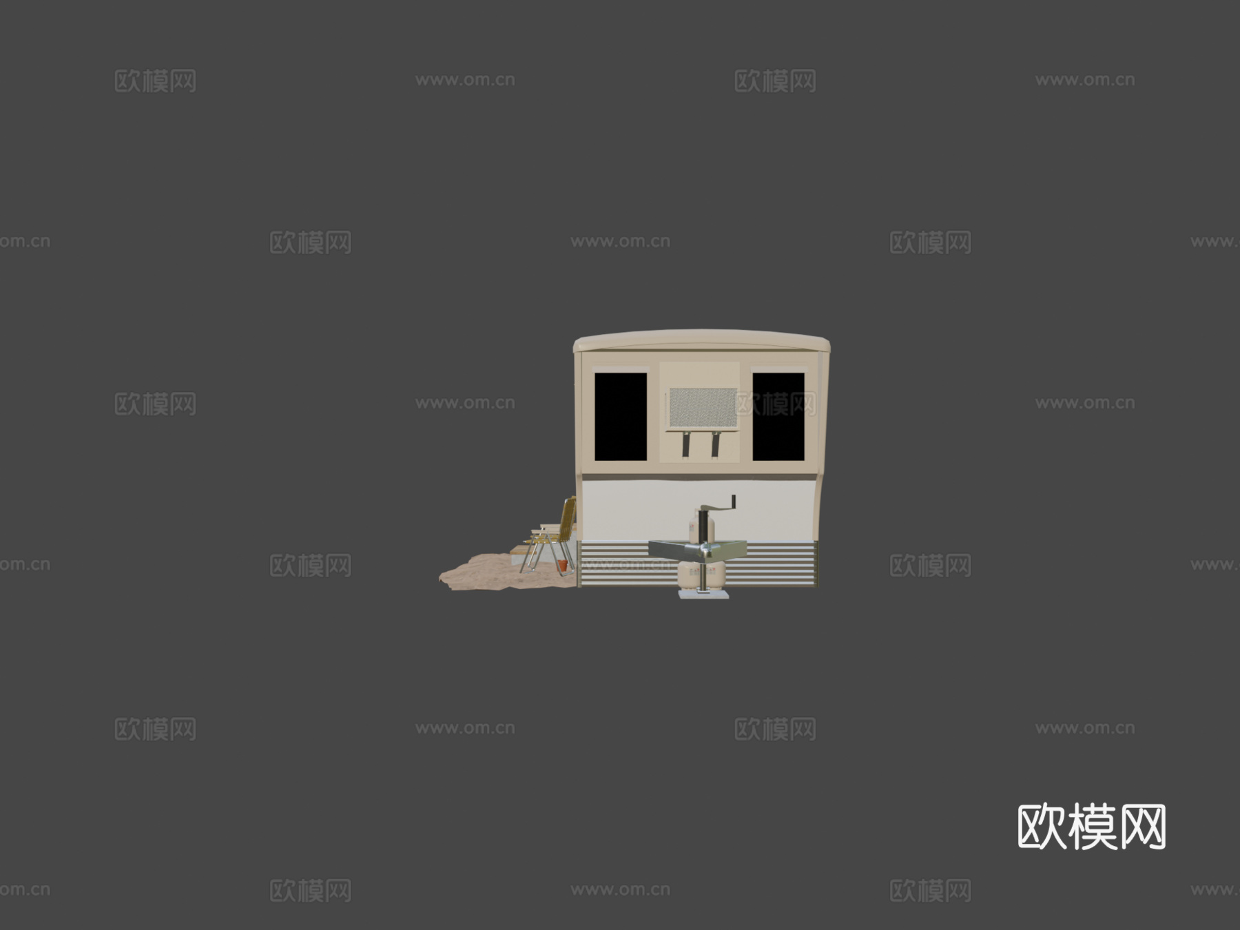 移动房屋su模型