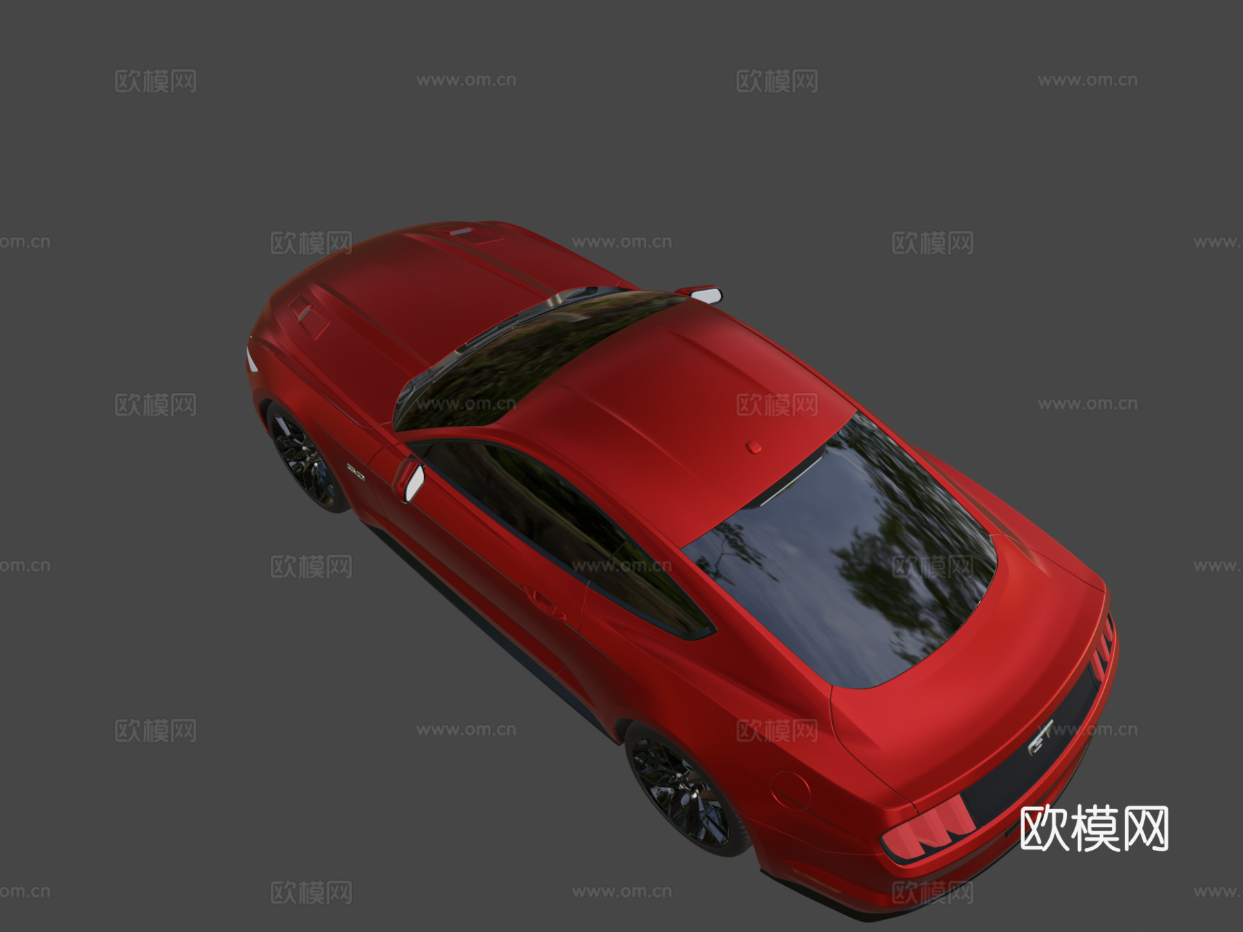 福特野马GTsu模型