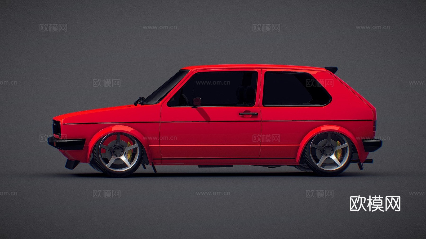 大众高尔夫 mk1 调校su模型