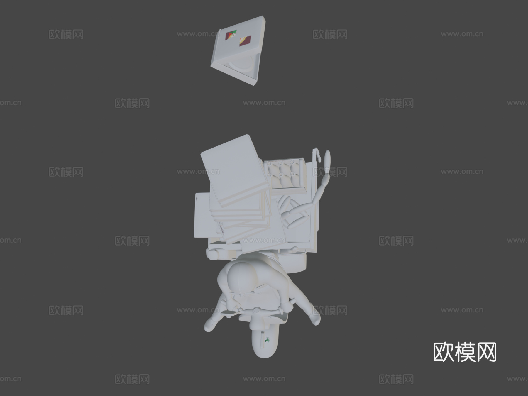 疯狂披萨送货厨师su模型