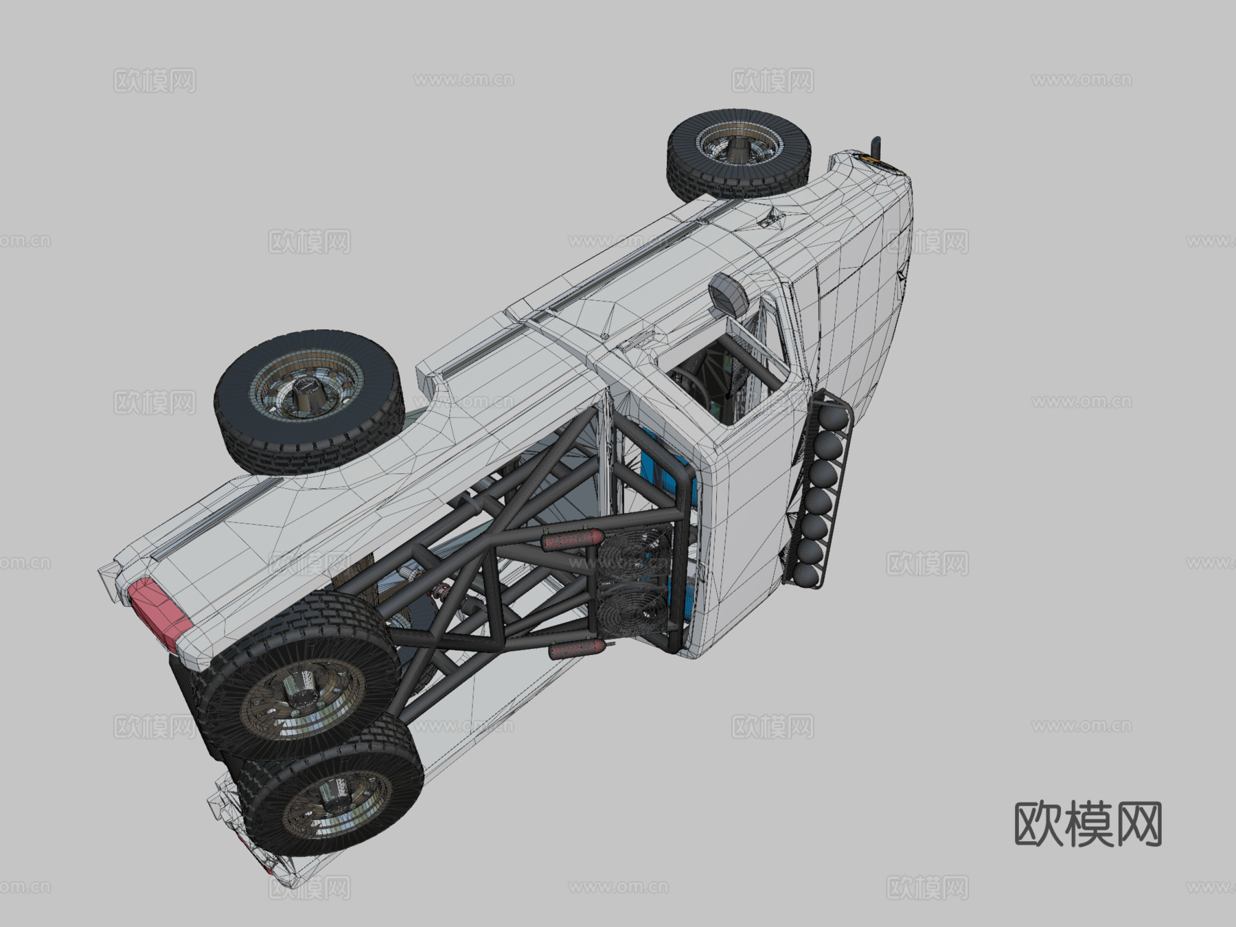 福特F150预跑巴哈卡车su模型