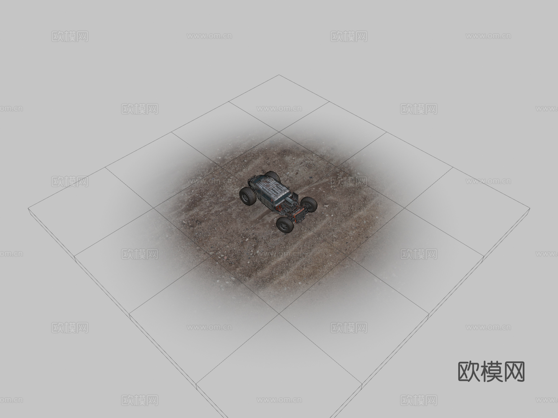 山猫袭击者越野热棒su模型