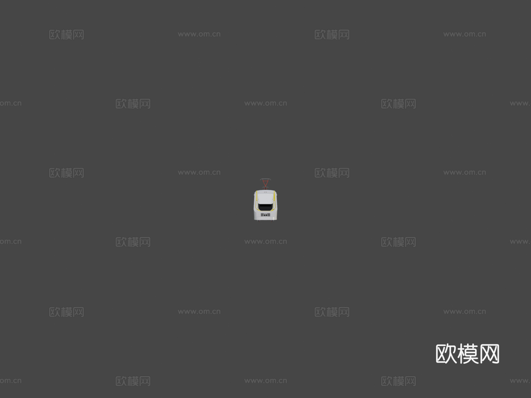 EMU列车完整内饰高多边形su模型