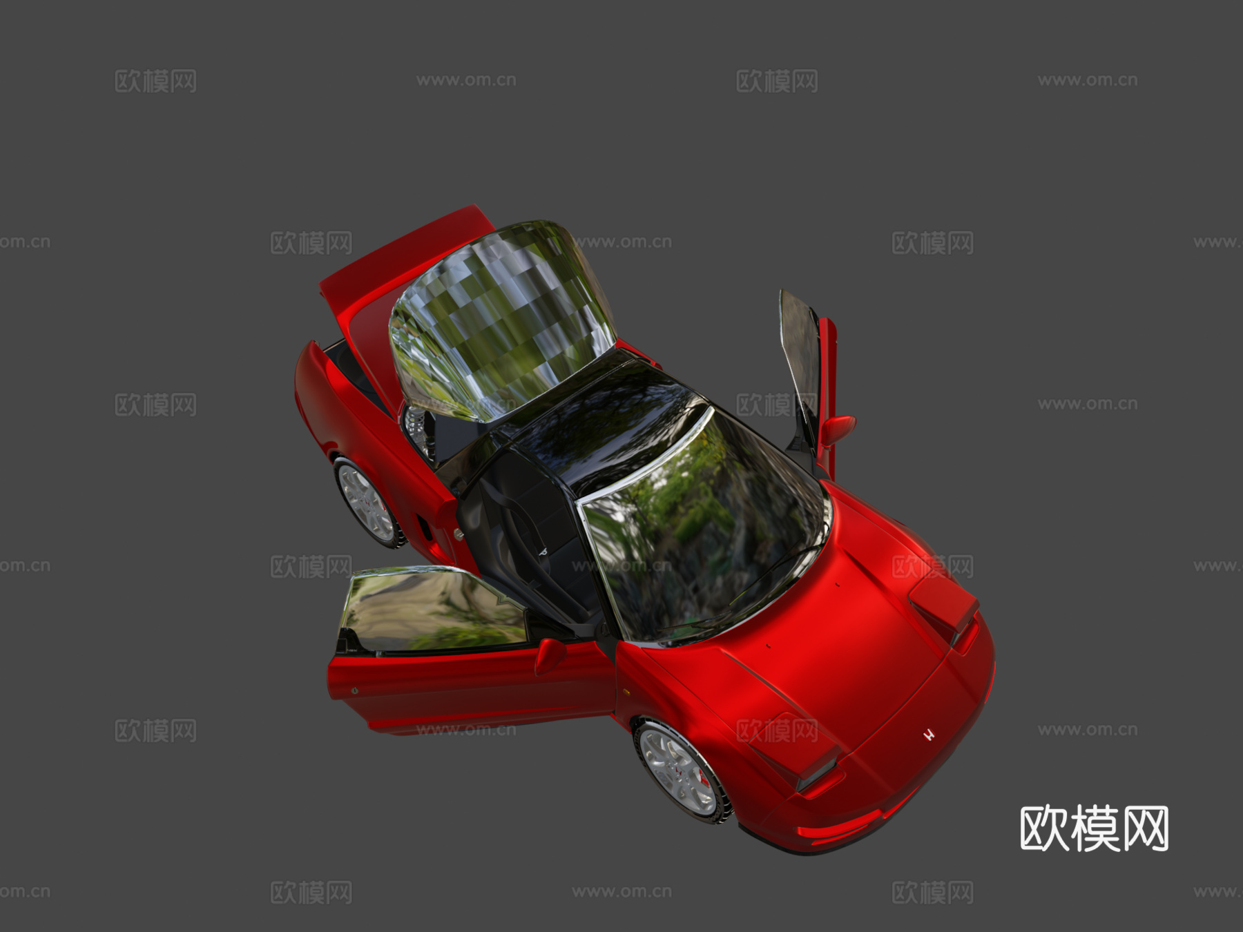 一九九四本田NSX TypeR详细3d模型