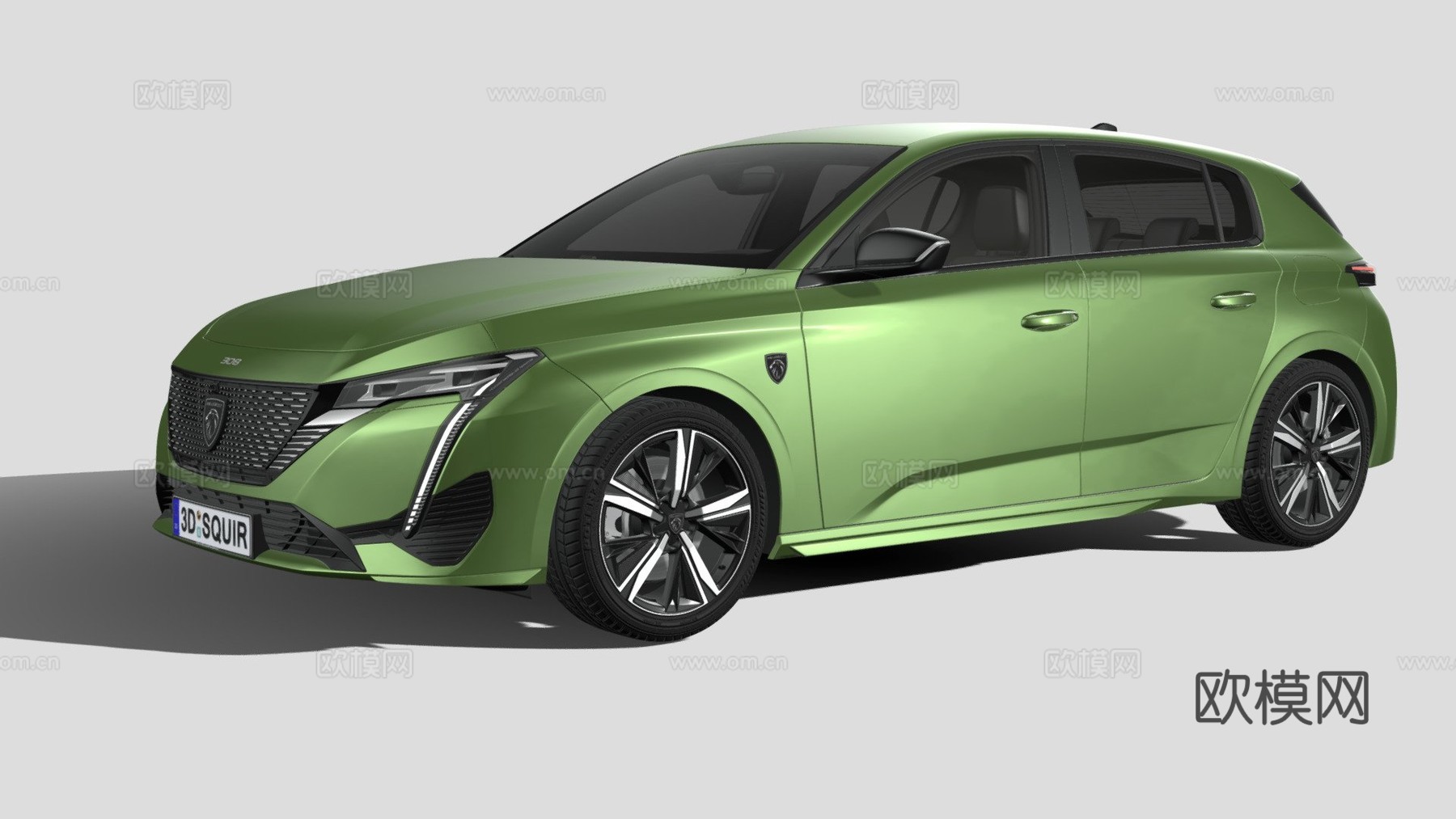 标致308 2022款su模型