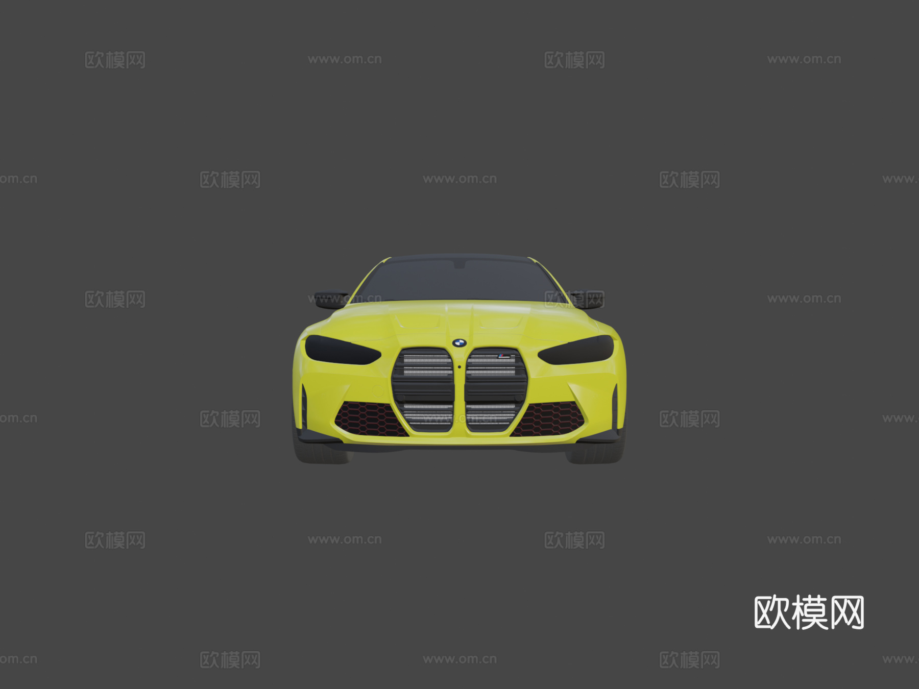 宝马 M4 Competition 无标记详细su模型