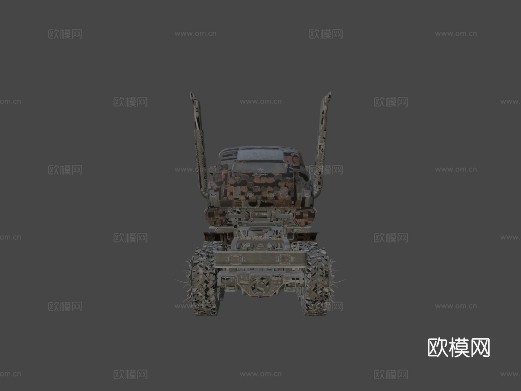 疯狂麦克斯战斗卡车su模型