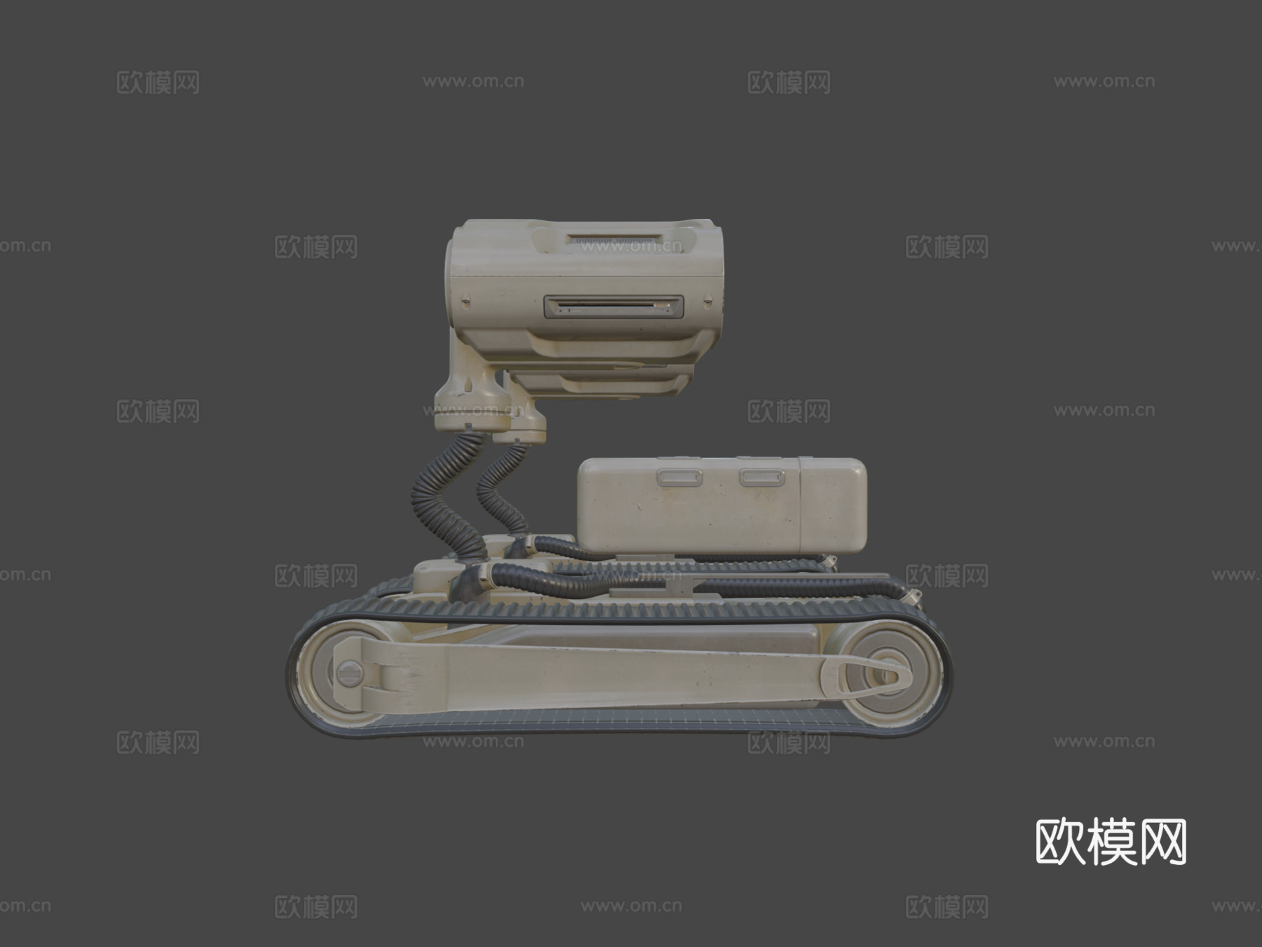 小型履带式机器人su模型