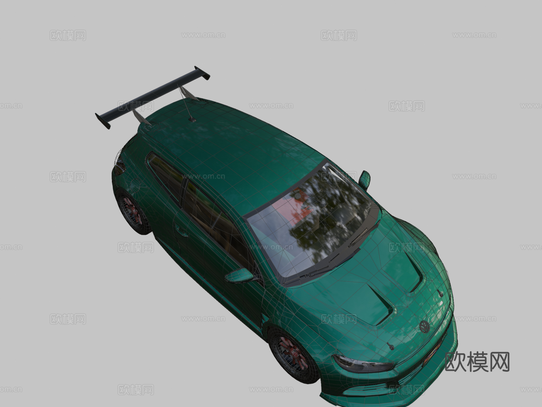 大众尚酷宽体su模型