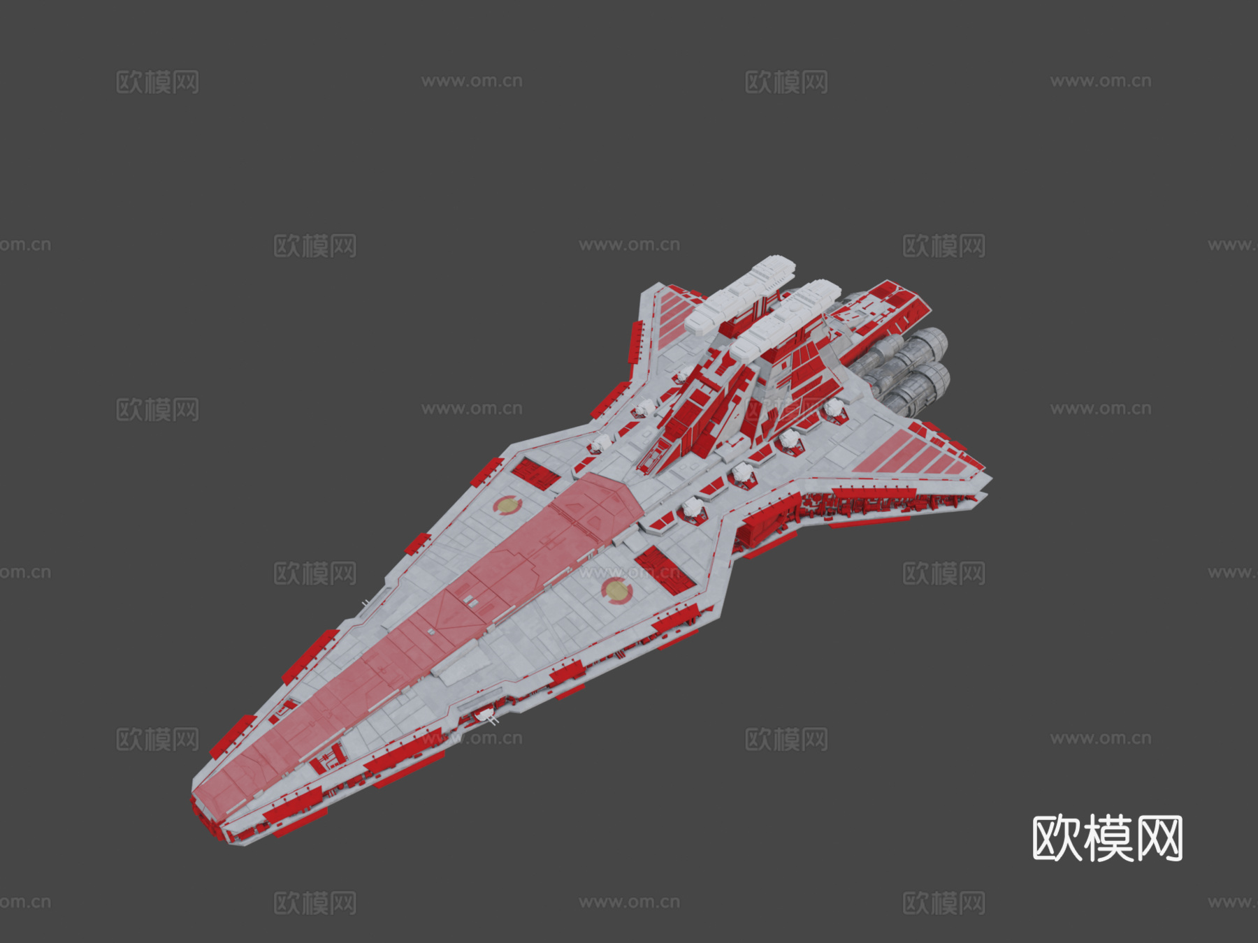 星球大战 猎兵级 歼星舰su模型