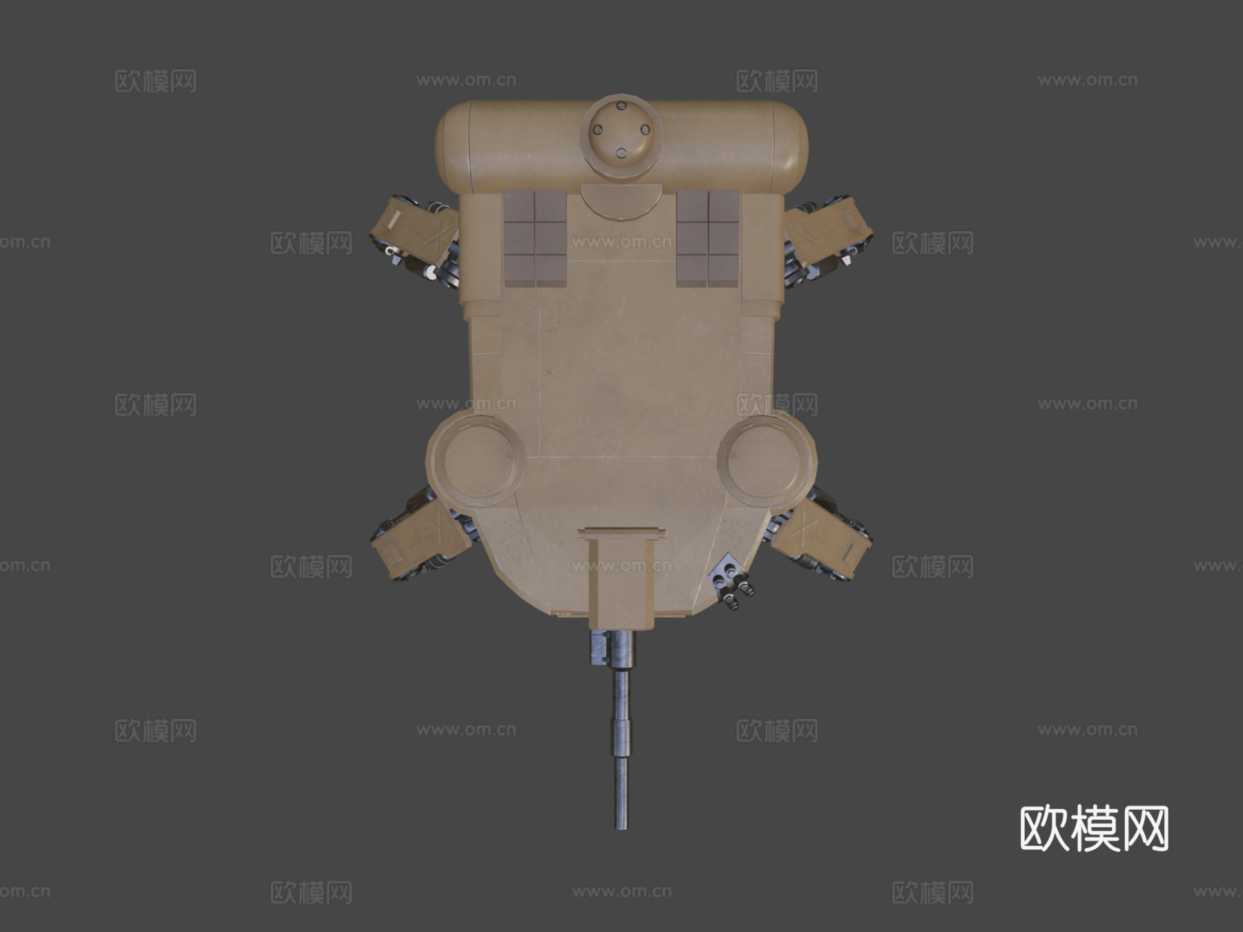 机甲坦克su模型