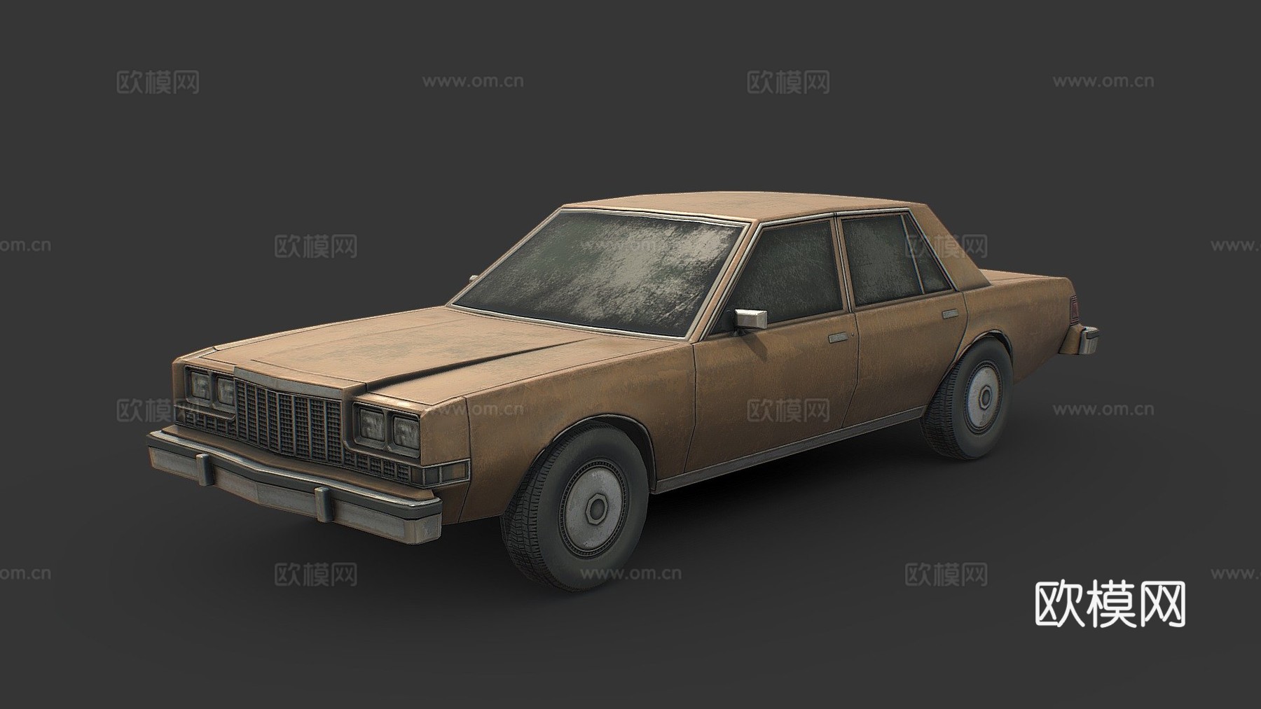 年外交官轿车su模型