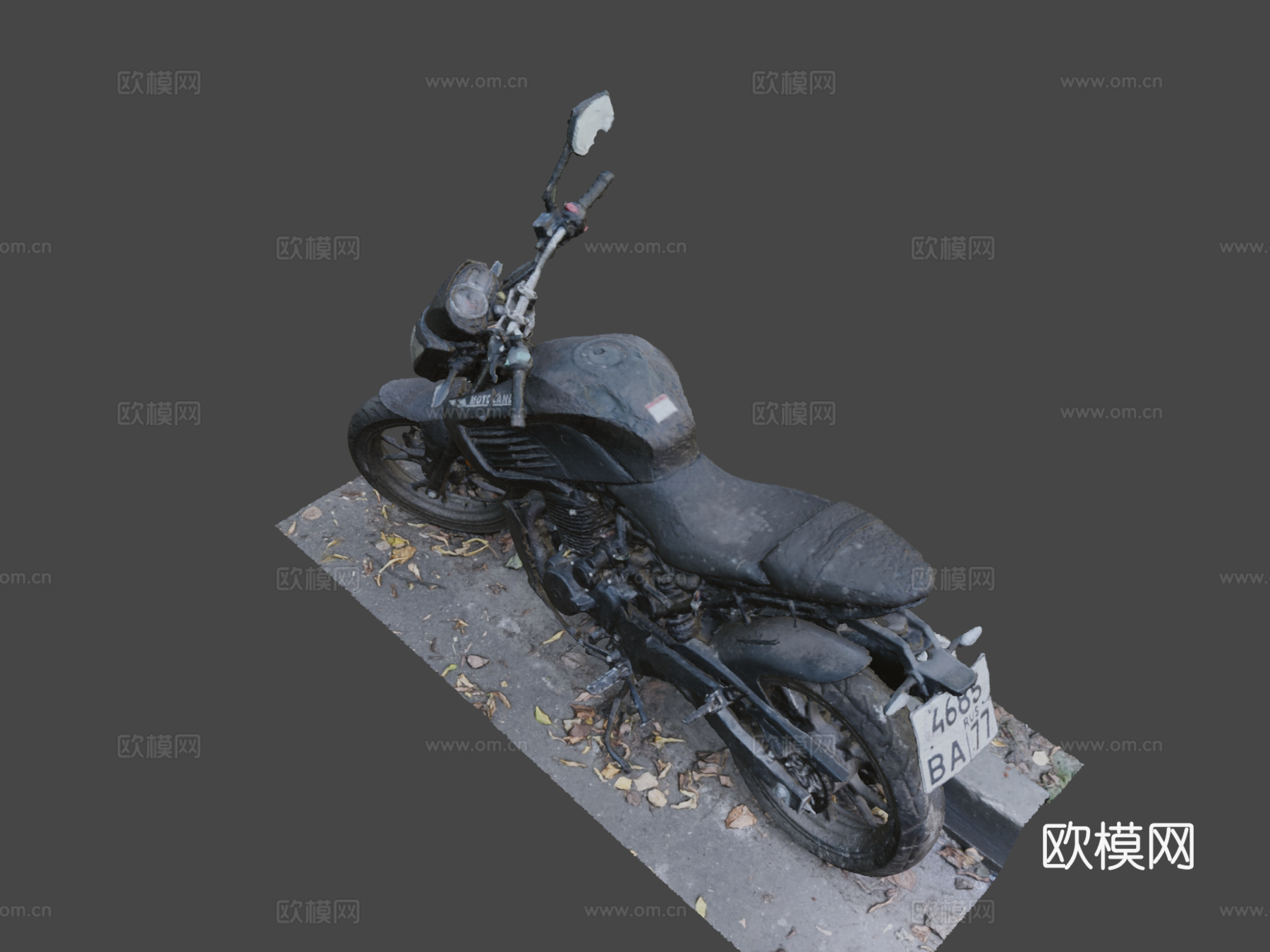 摩托之地摩托车su模型