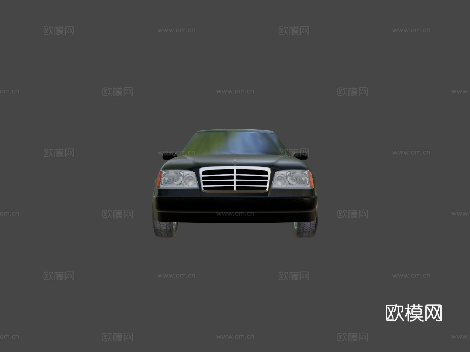 梅赛德斯奔驰E级W124未完成su模型