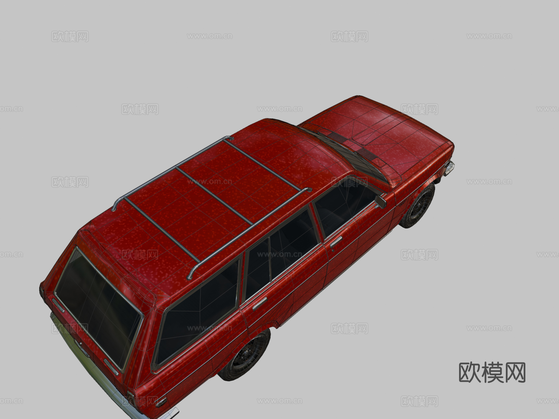 西亚利亚SW68低多边形模型su模型