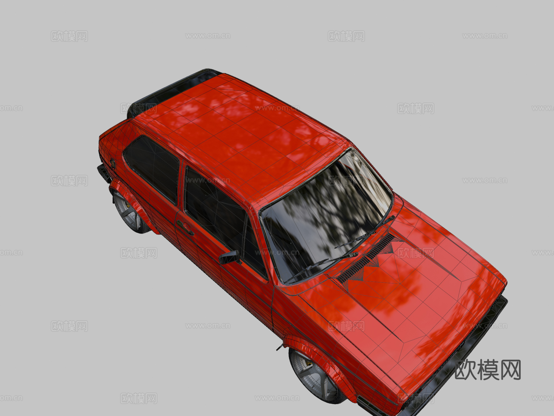 大众高尔夫 mk1 调校su模型