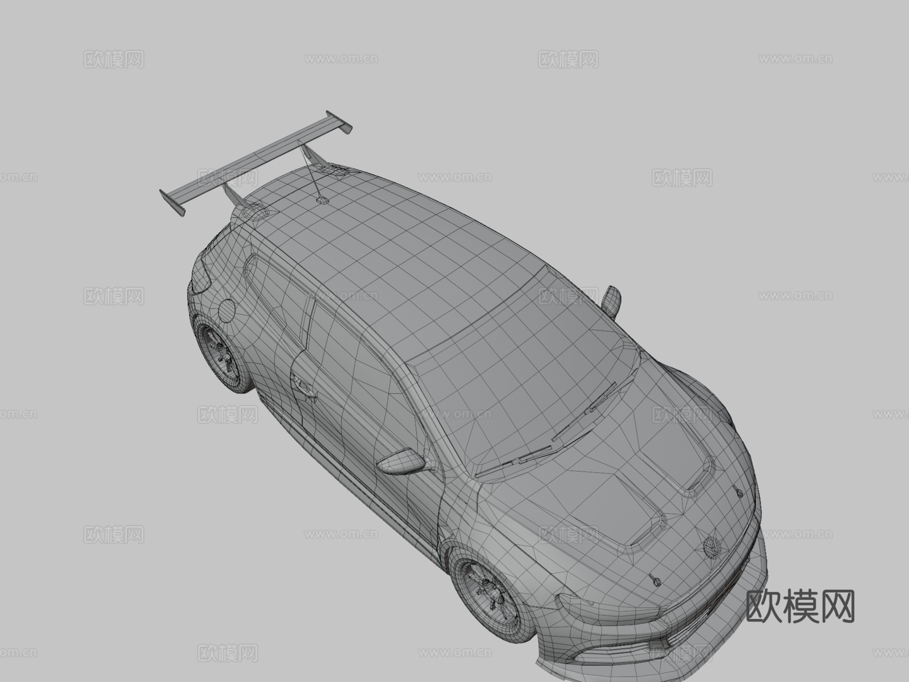 大众尚酷宽体su模型