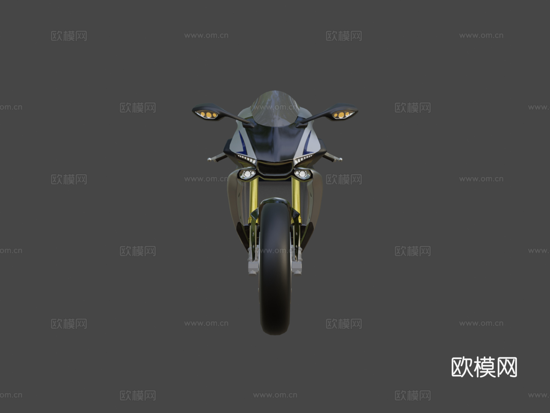 雅马哈R1Msu模型