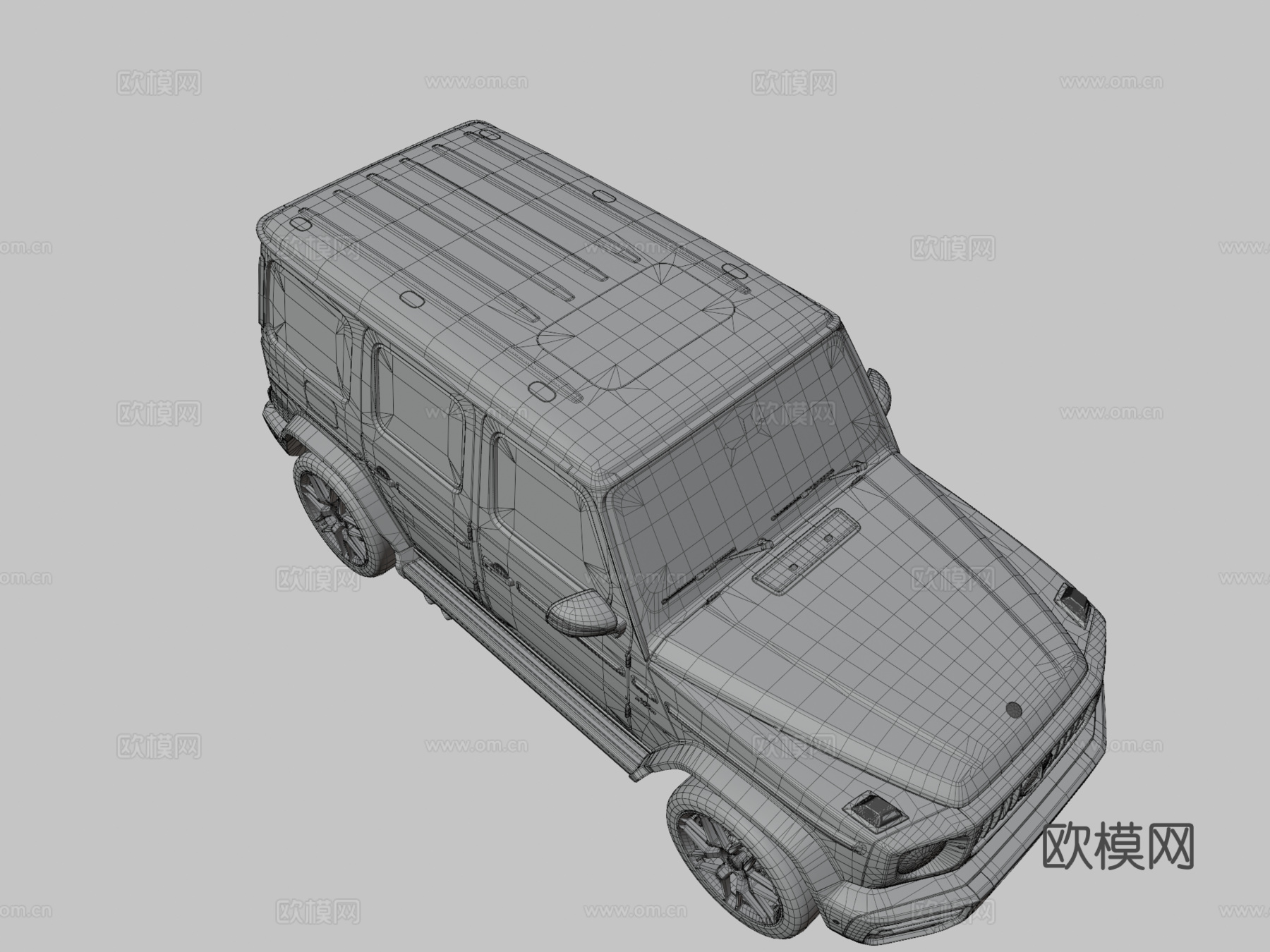梅赛德斯-奔驰G63 AMG G级越野车su模型