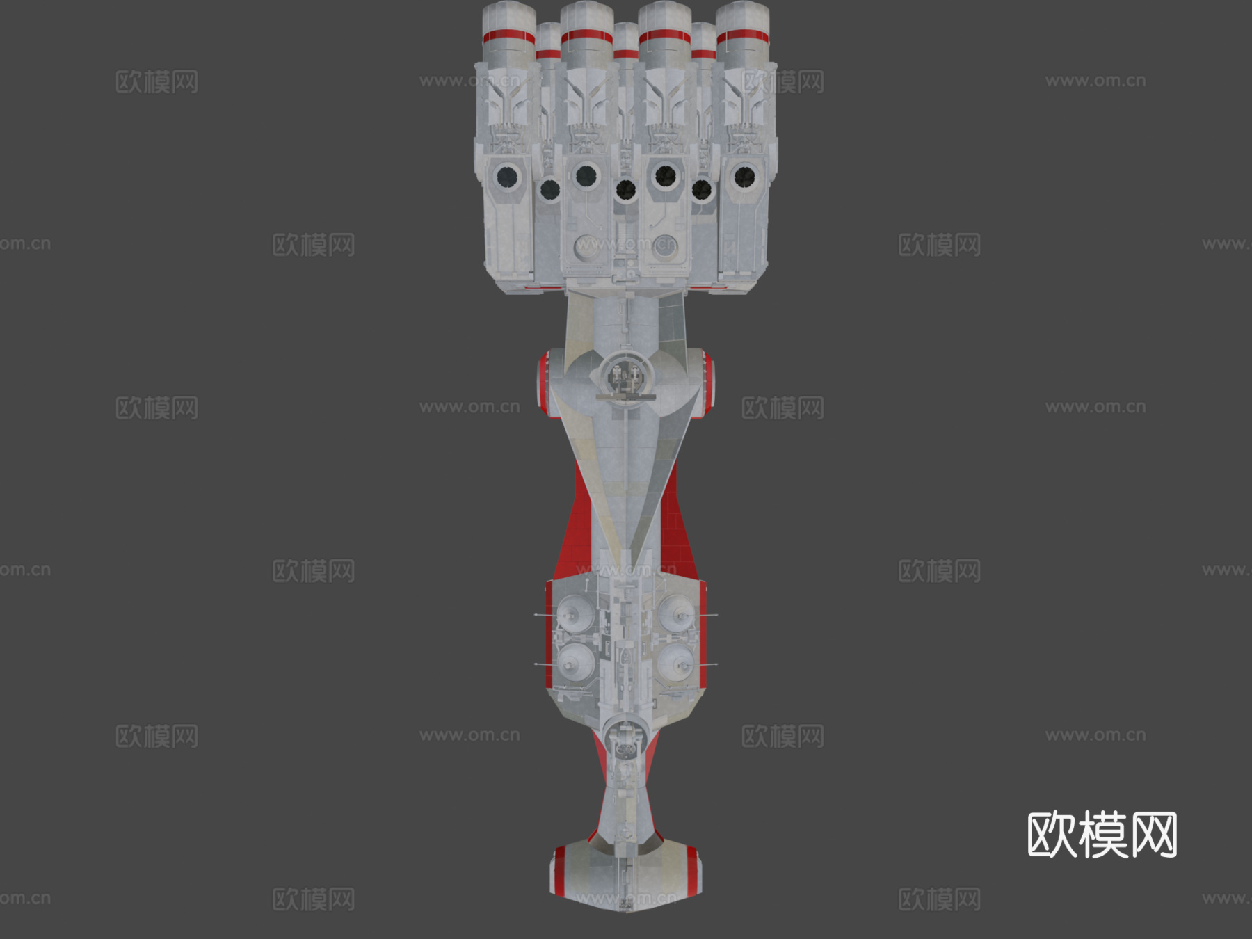 星球大战 CR90 护卫舰su模型