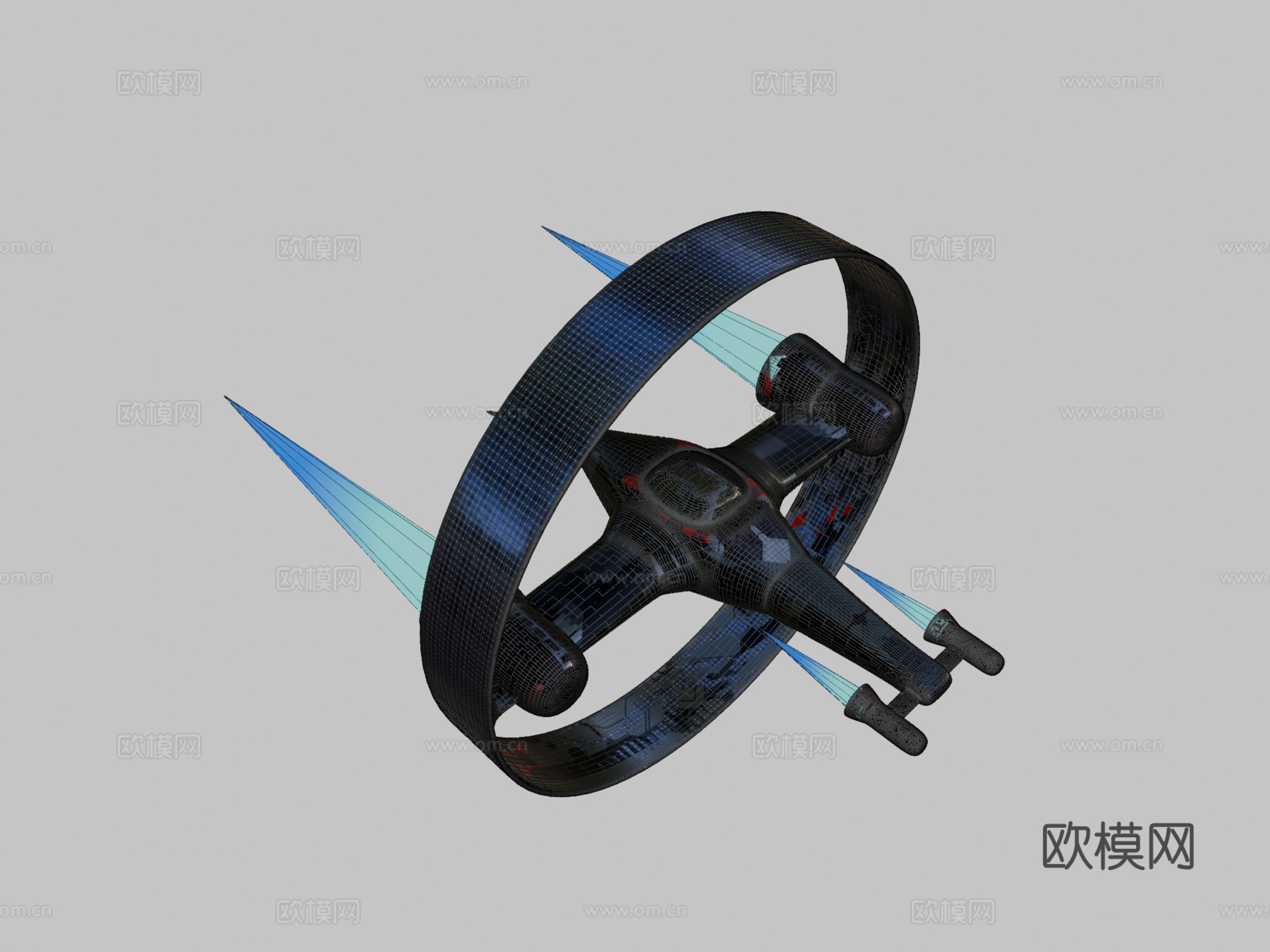 太空飞船su模型