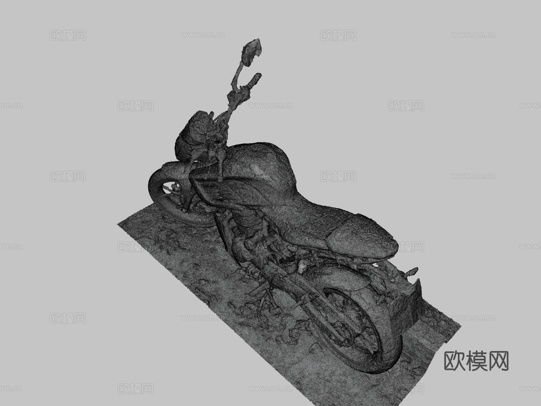 摩托之地摩托车su模型