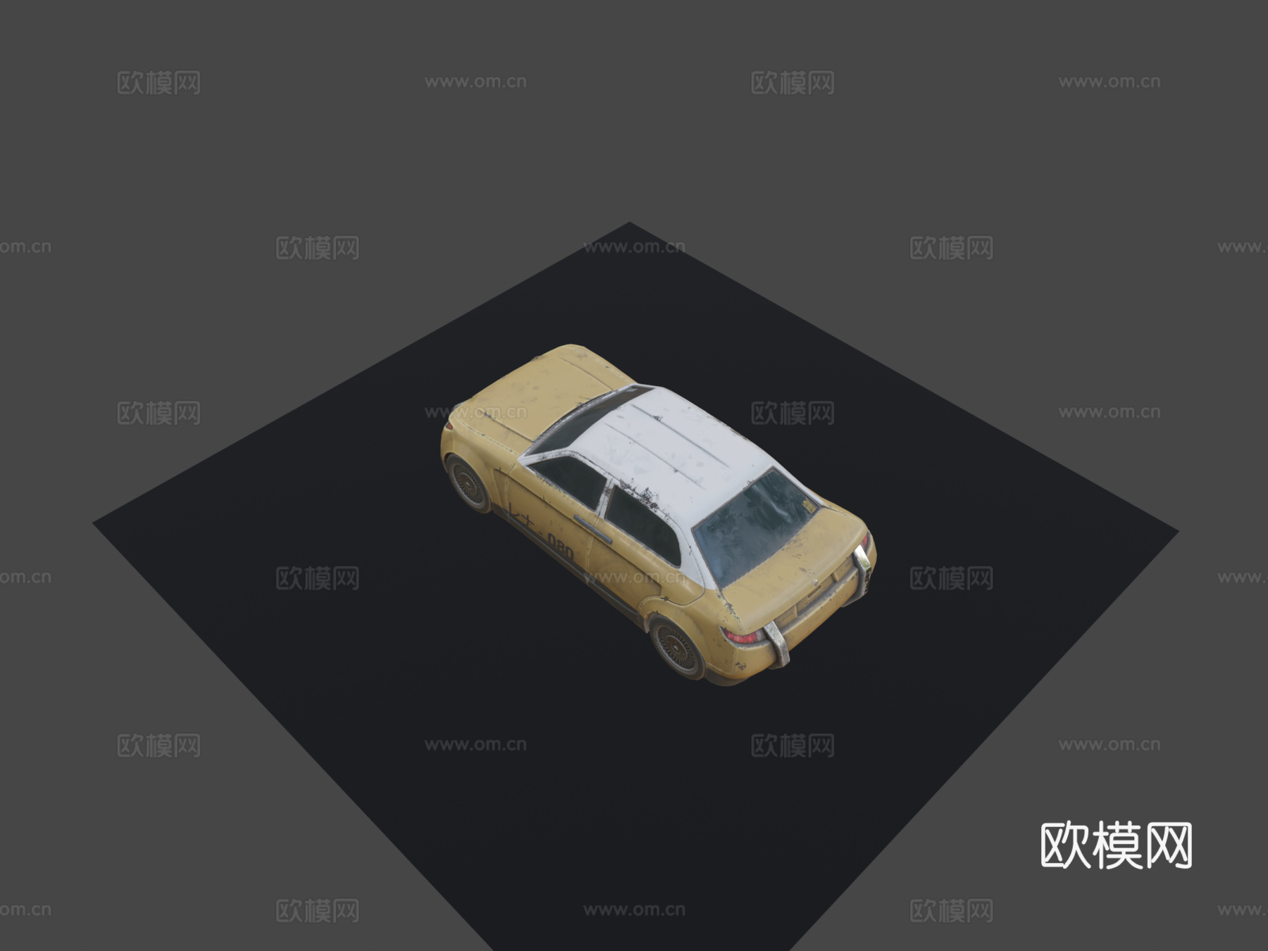 赛博朋克民用汽车su模型