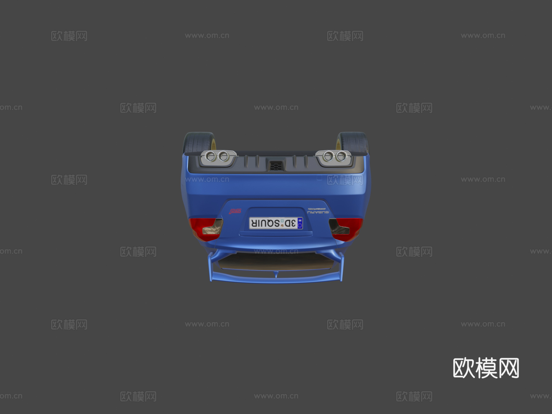 斯巴鲁 WRX STI s209 2019su模型