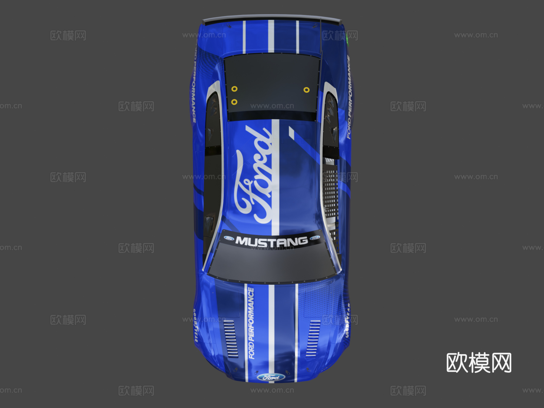 福特 Mustang NASCAR NEXTGEN 2022su模型