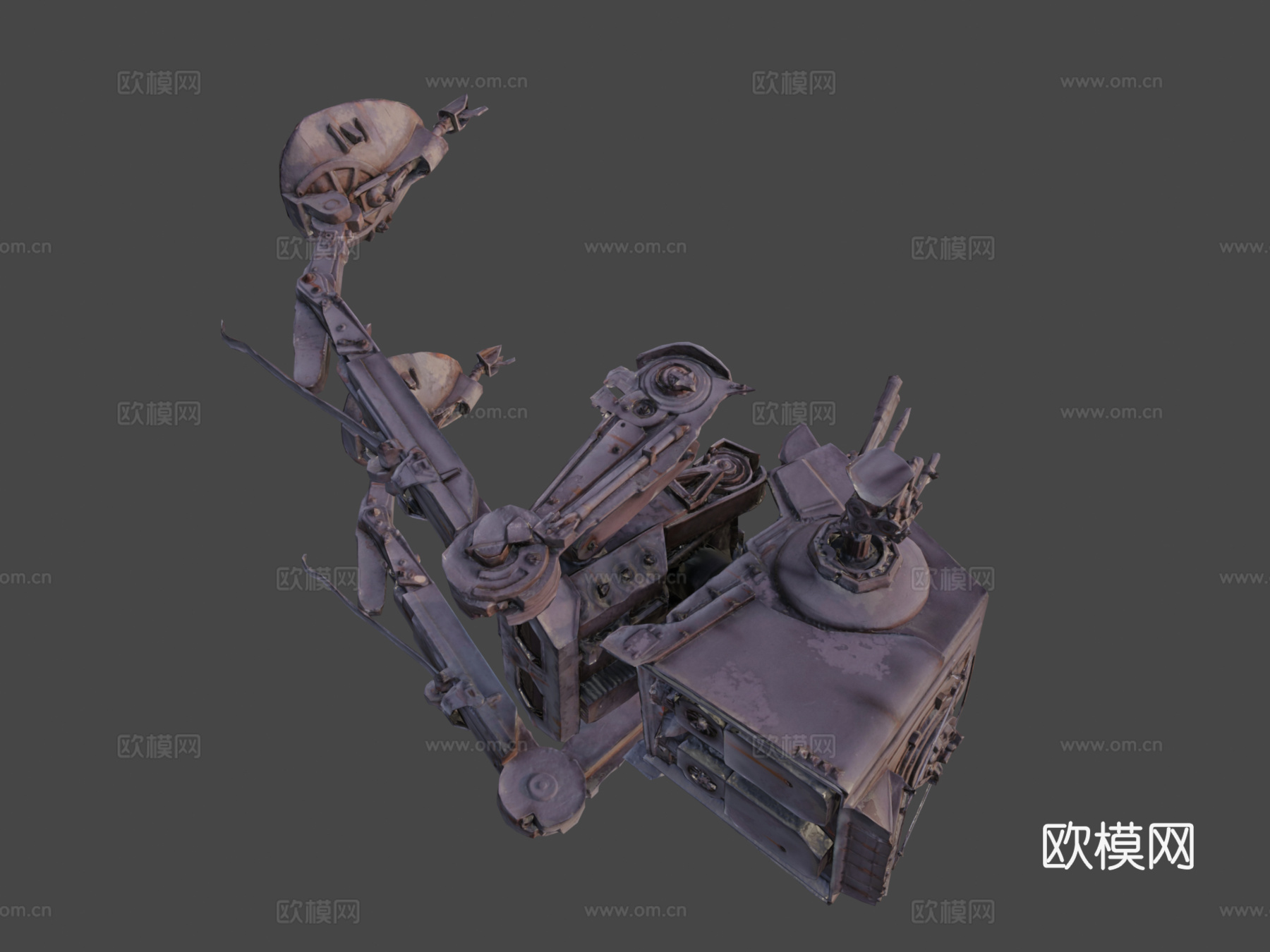 星球大战AT-ST全地形侦察运输车su模型