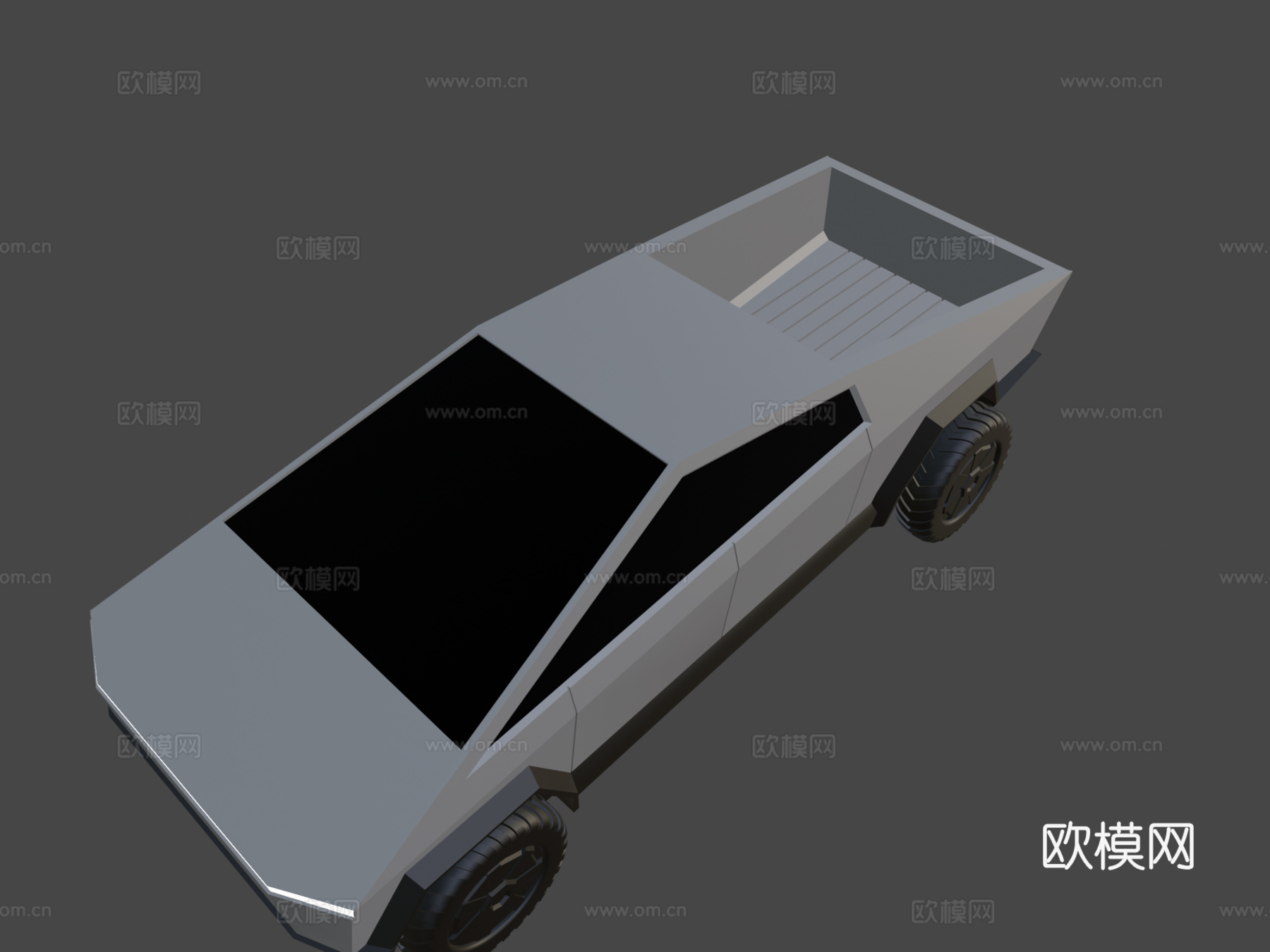 赛博卡车su模型