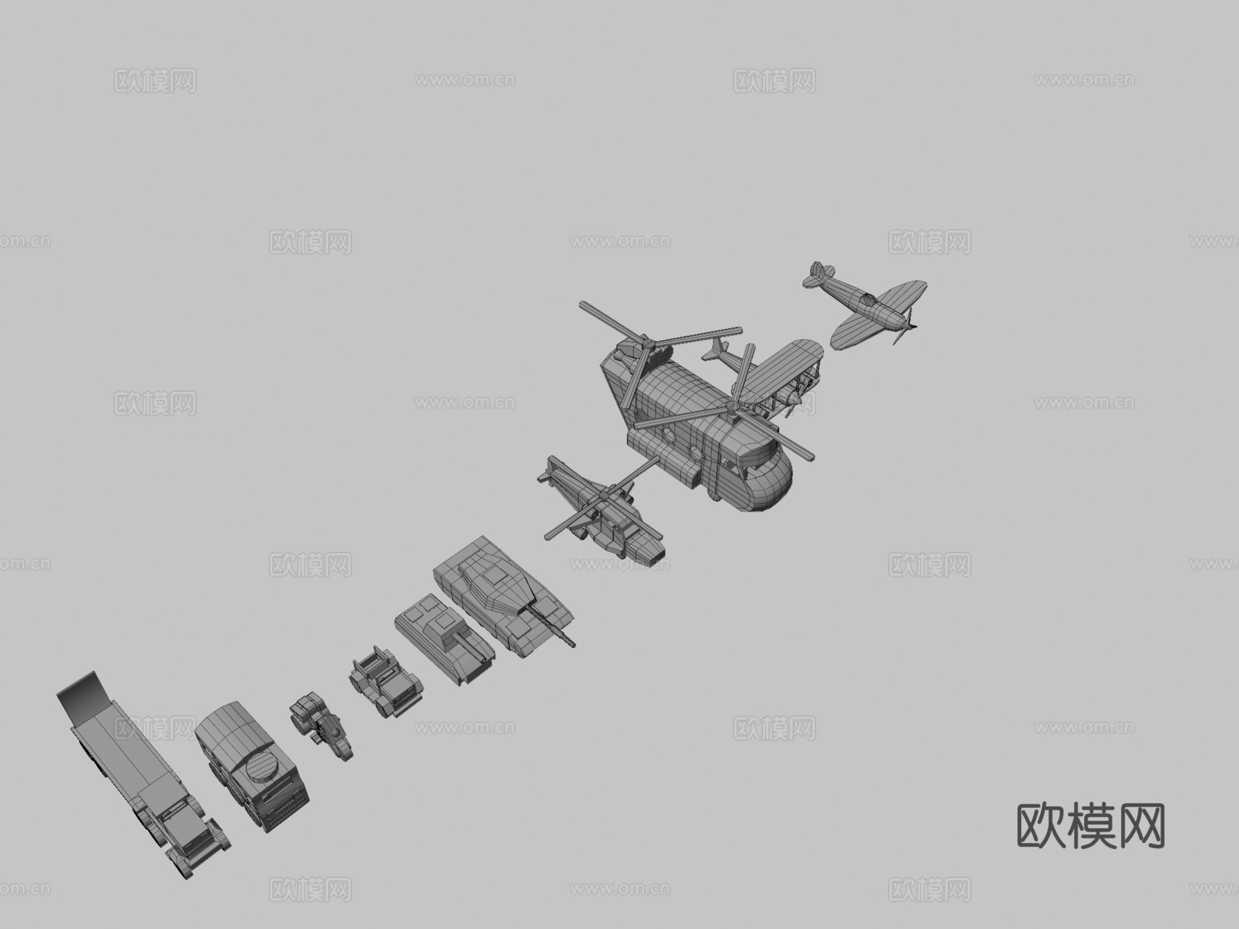 木制玩具su模型