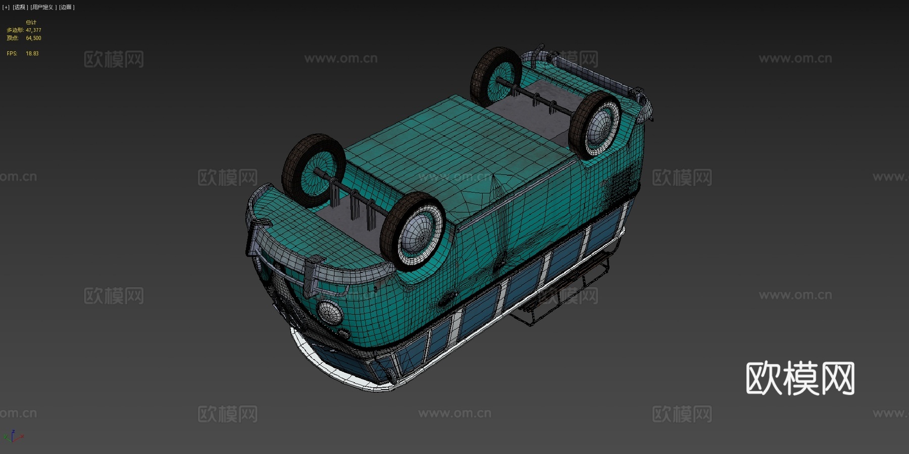 大众面包车su模型