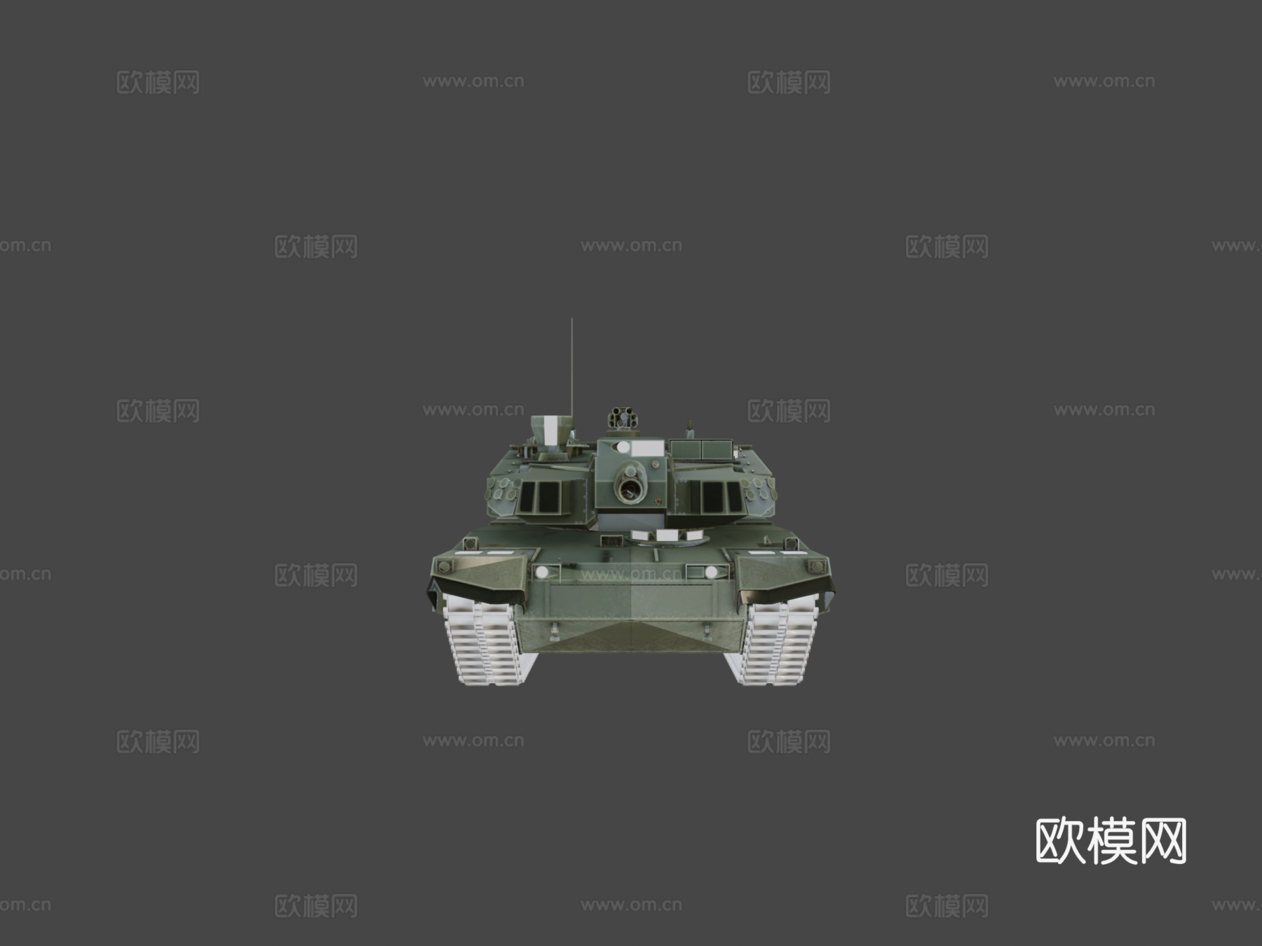 K2黑豹坦克su模型