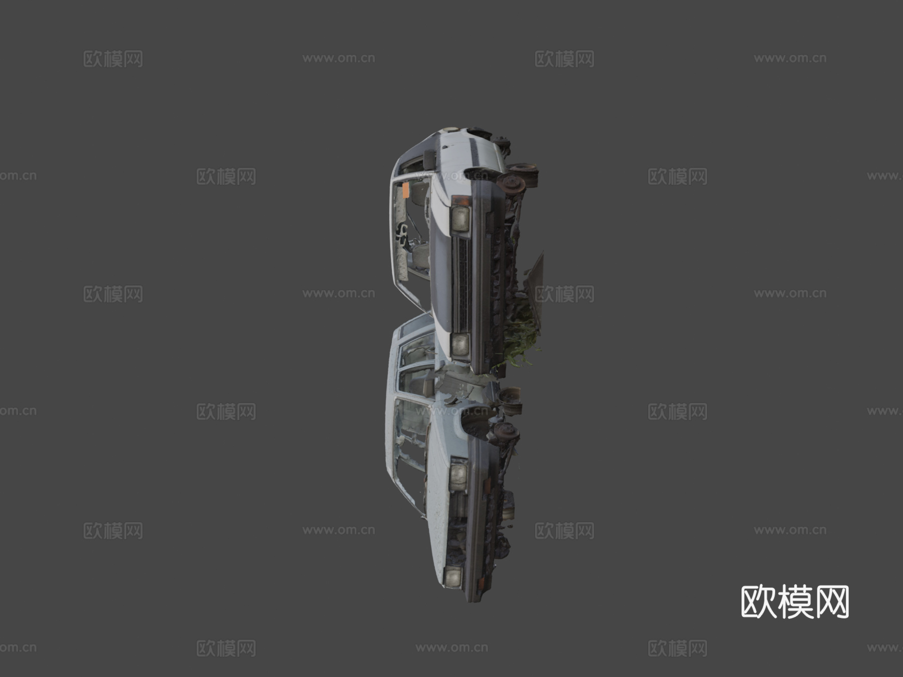 两辆特塞尔原始扫描su模型