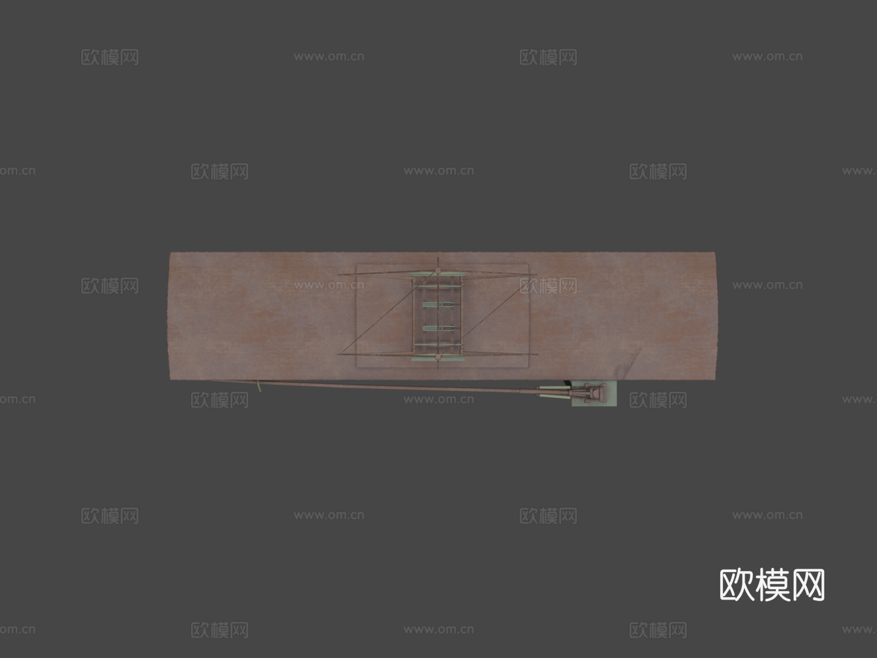 窄轨电力机车su模型