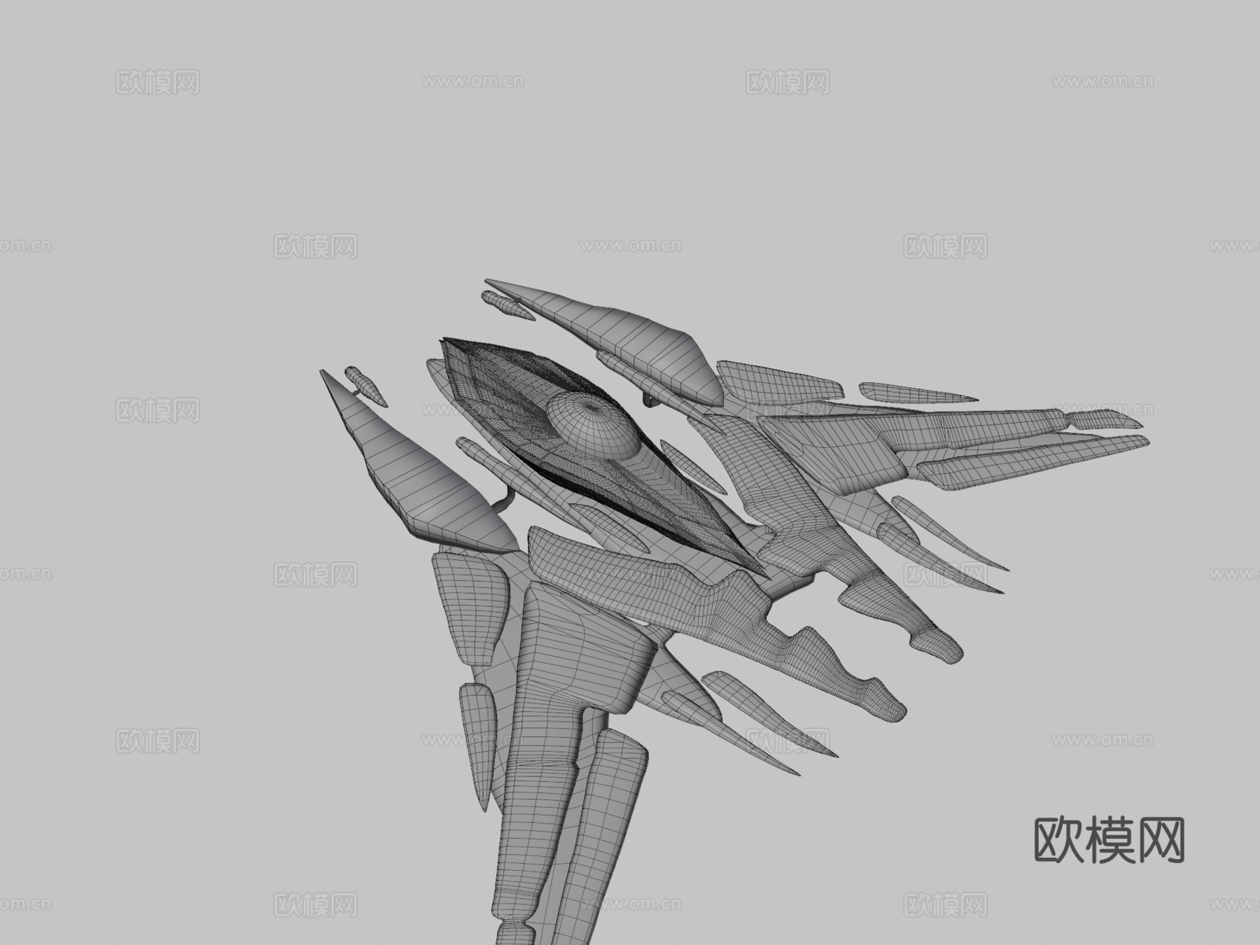 太空飞船航天器变形金刚su模型