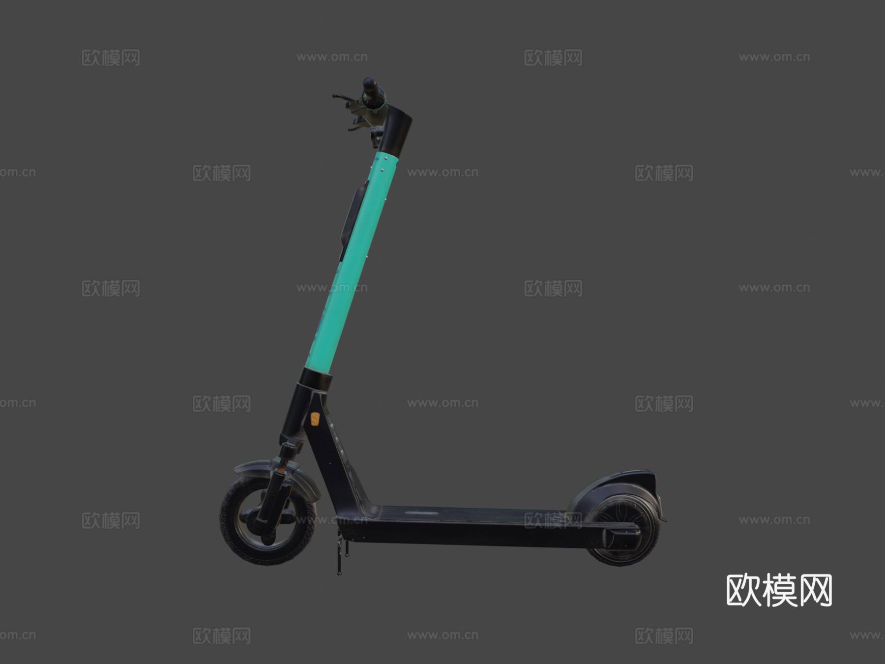 电动滑板车低多边形游戏就绪su模型