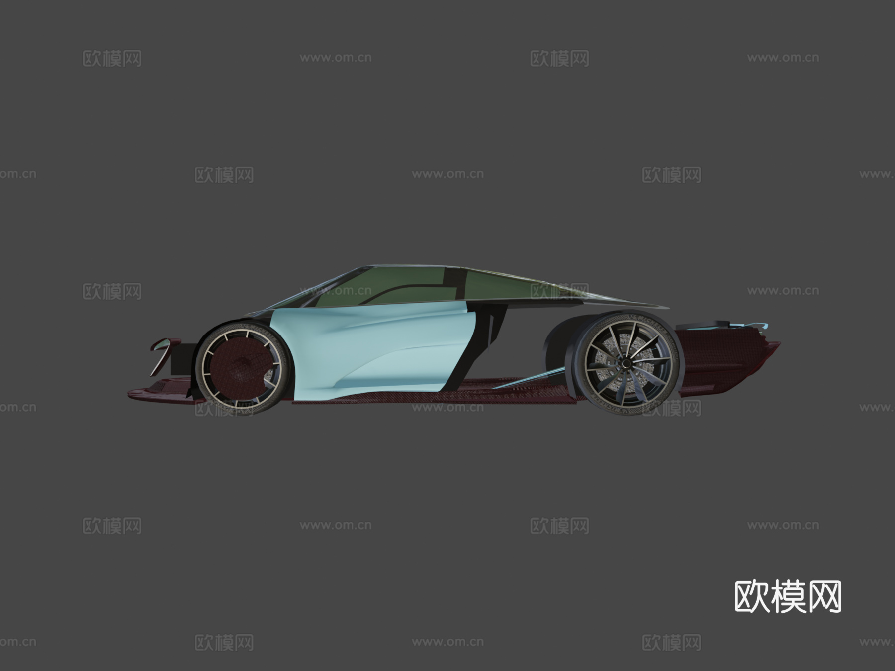 迈凯伦速尾su模型