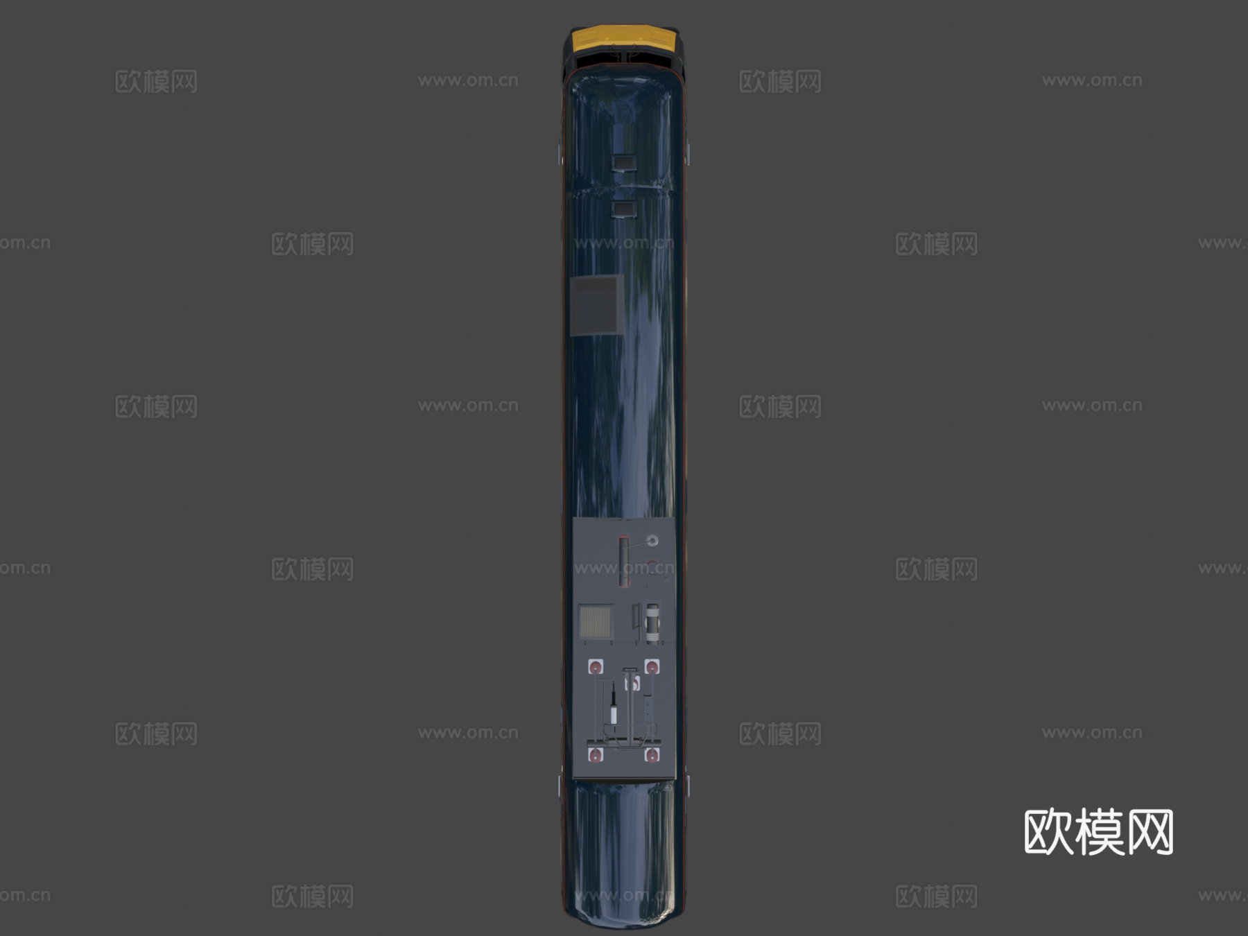 火车91级动力单元GNER涂装su模型