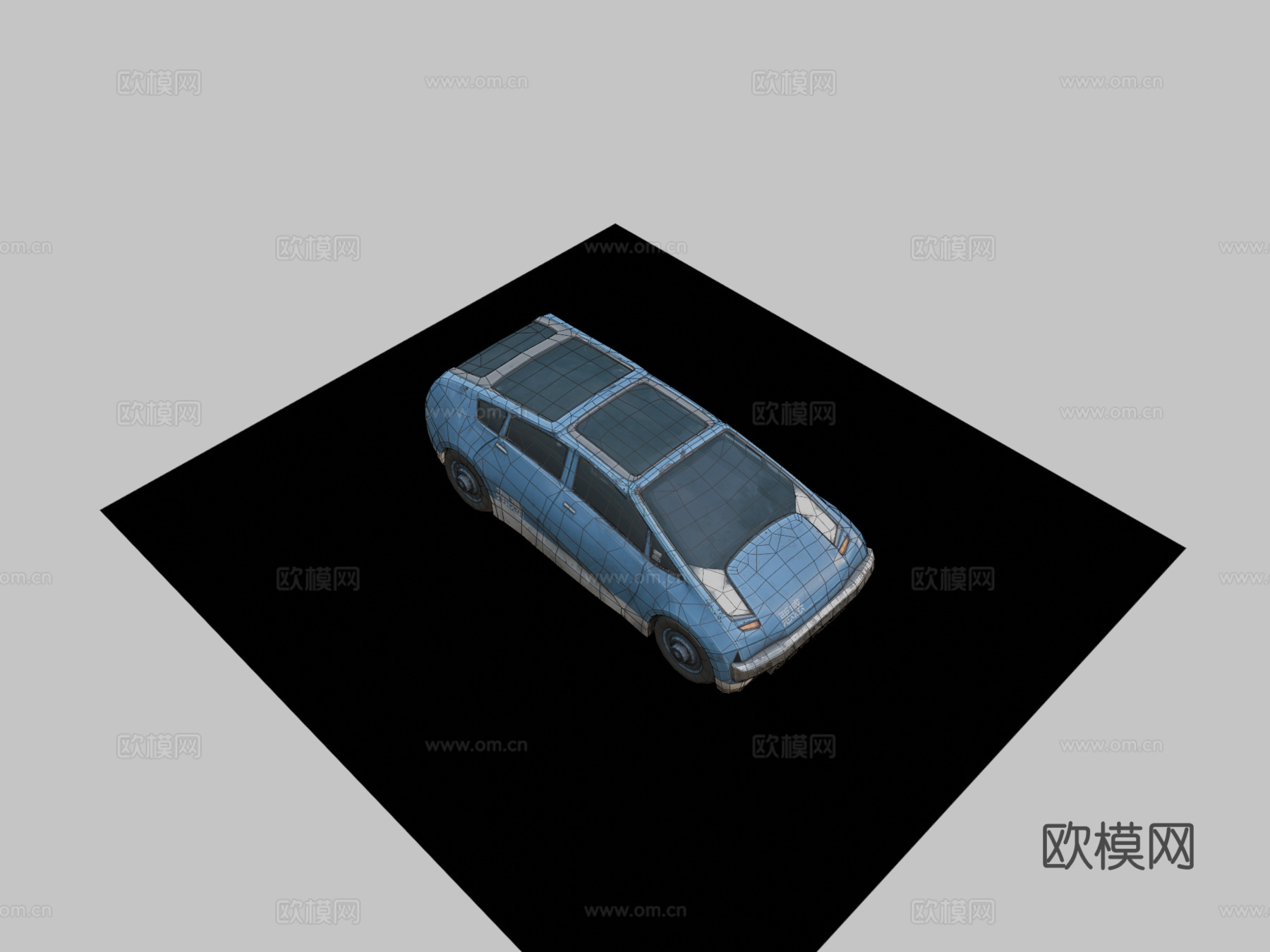 赛博朋克民用汽车2su模型