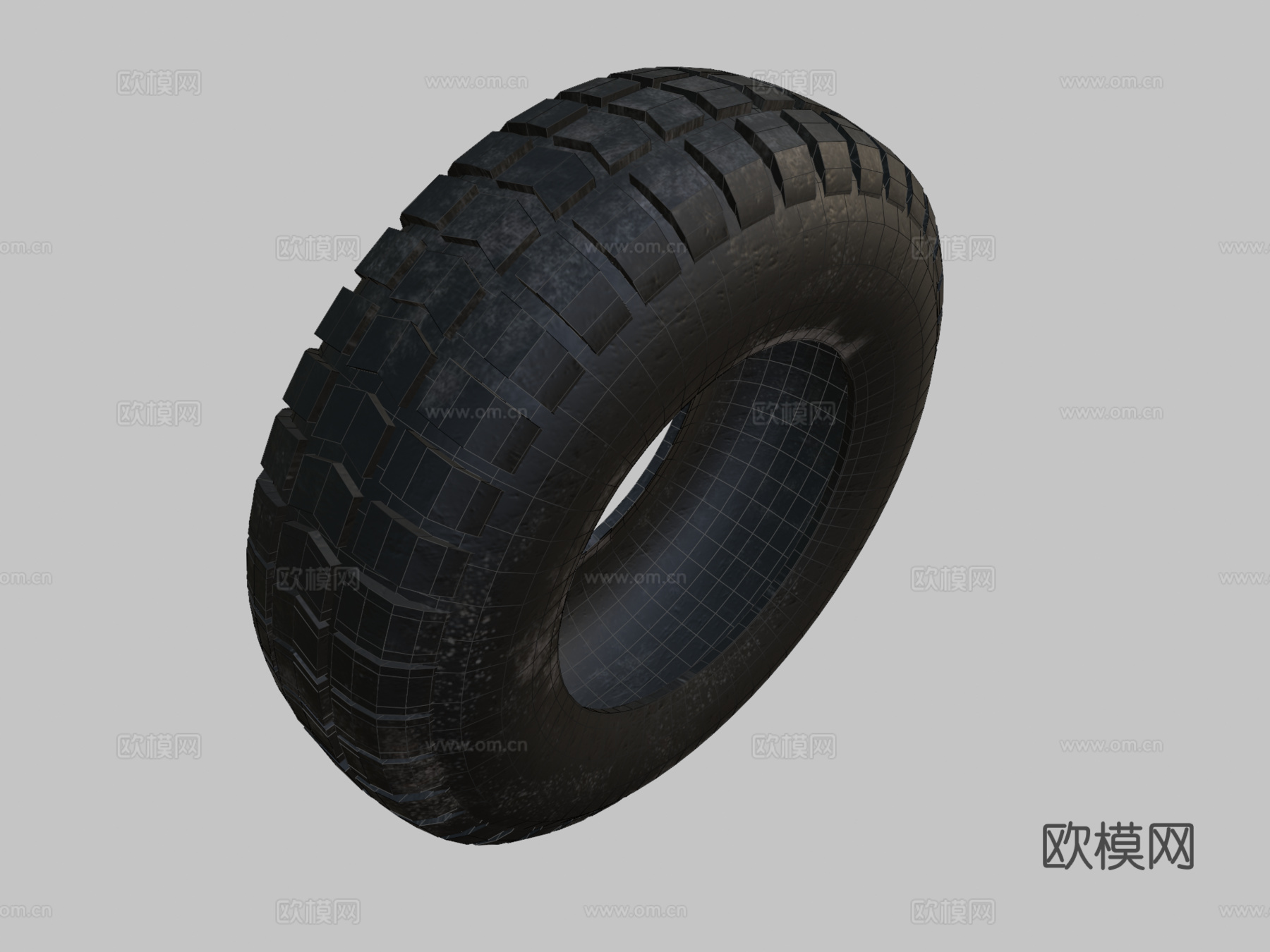 旧轮胎su模型