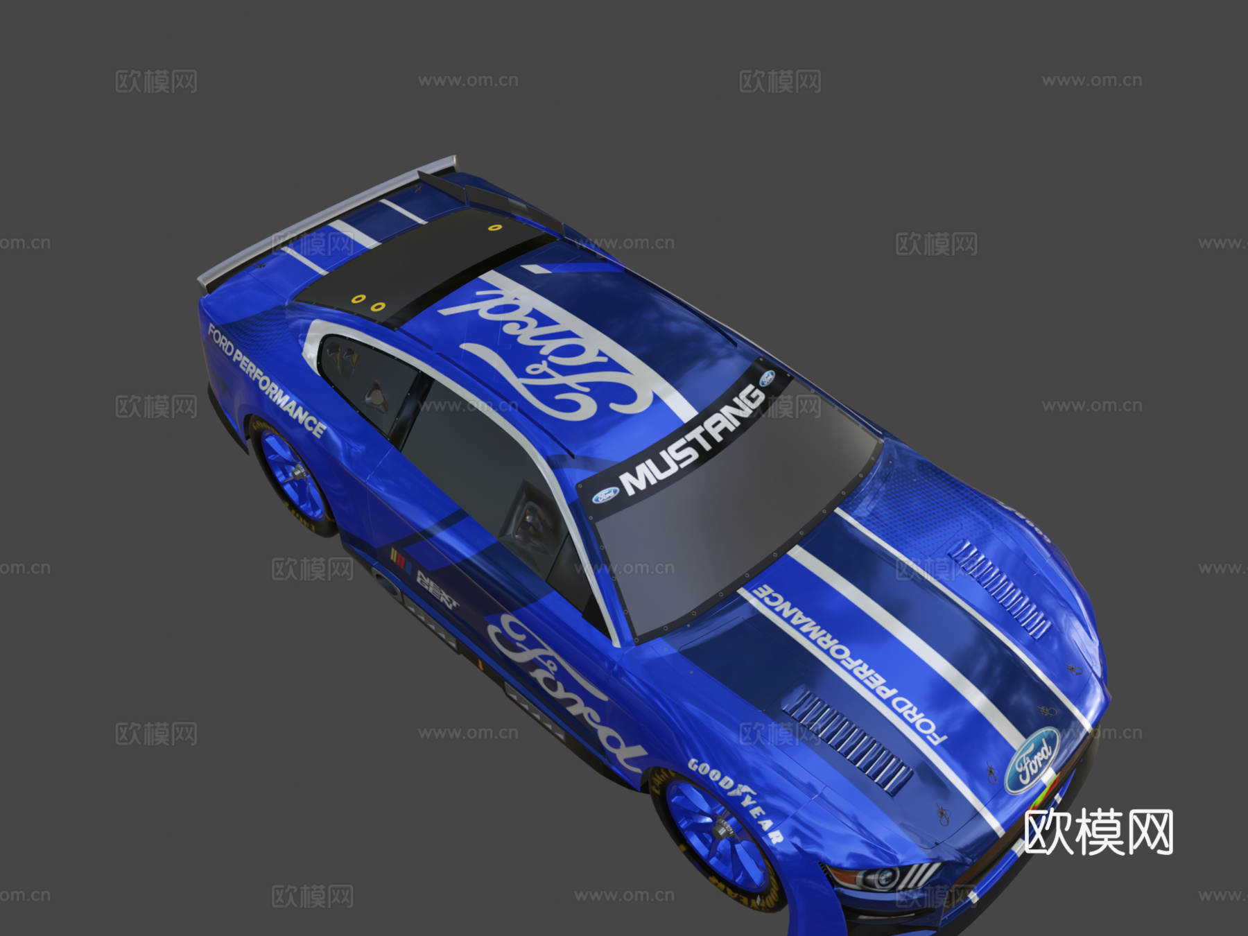 福特 Mustang NASCAR NEXTGEN 2022su模型