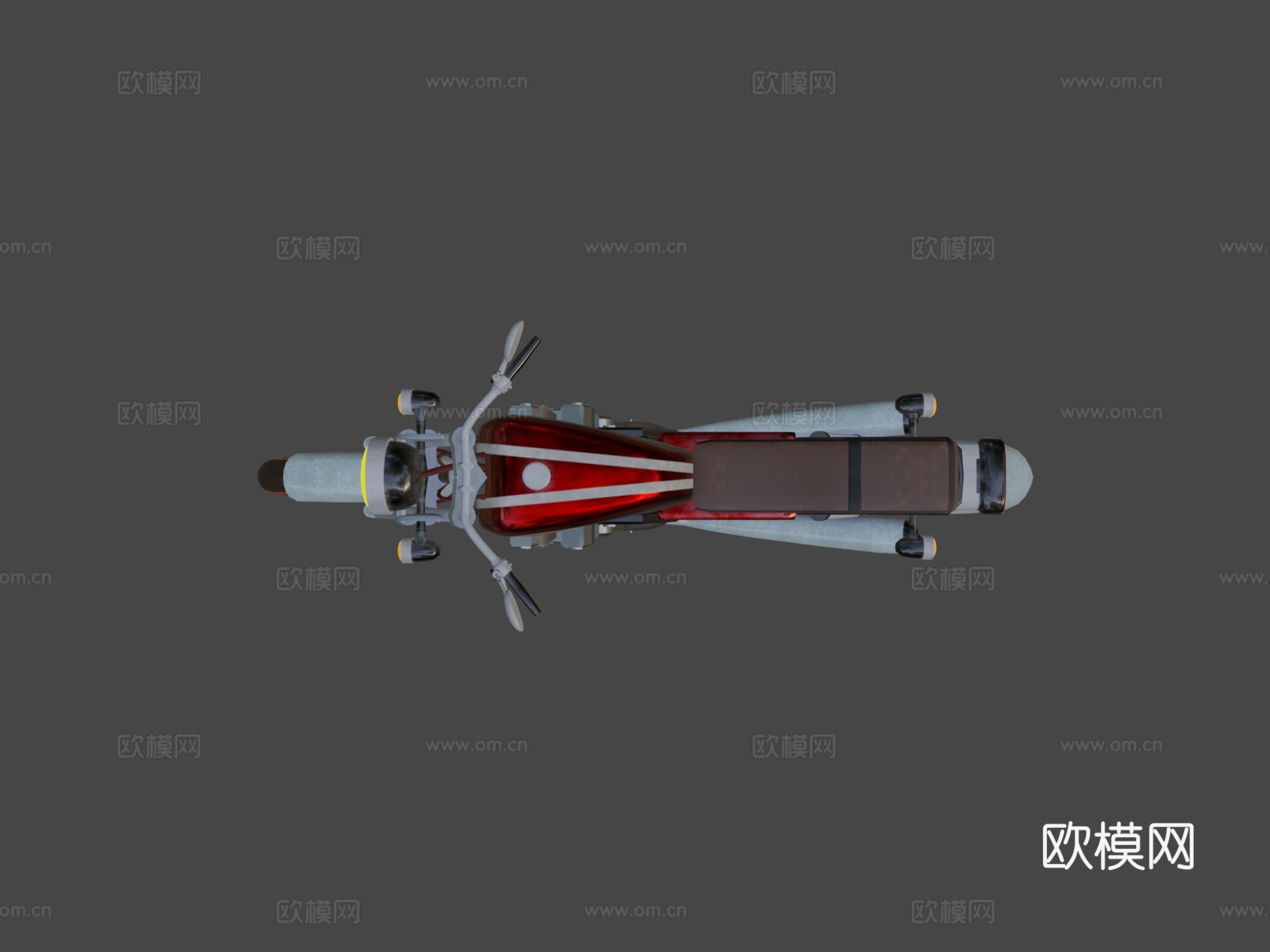 经典摩托车su模型