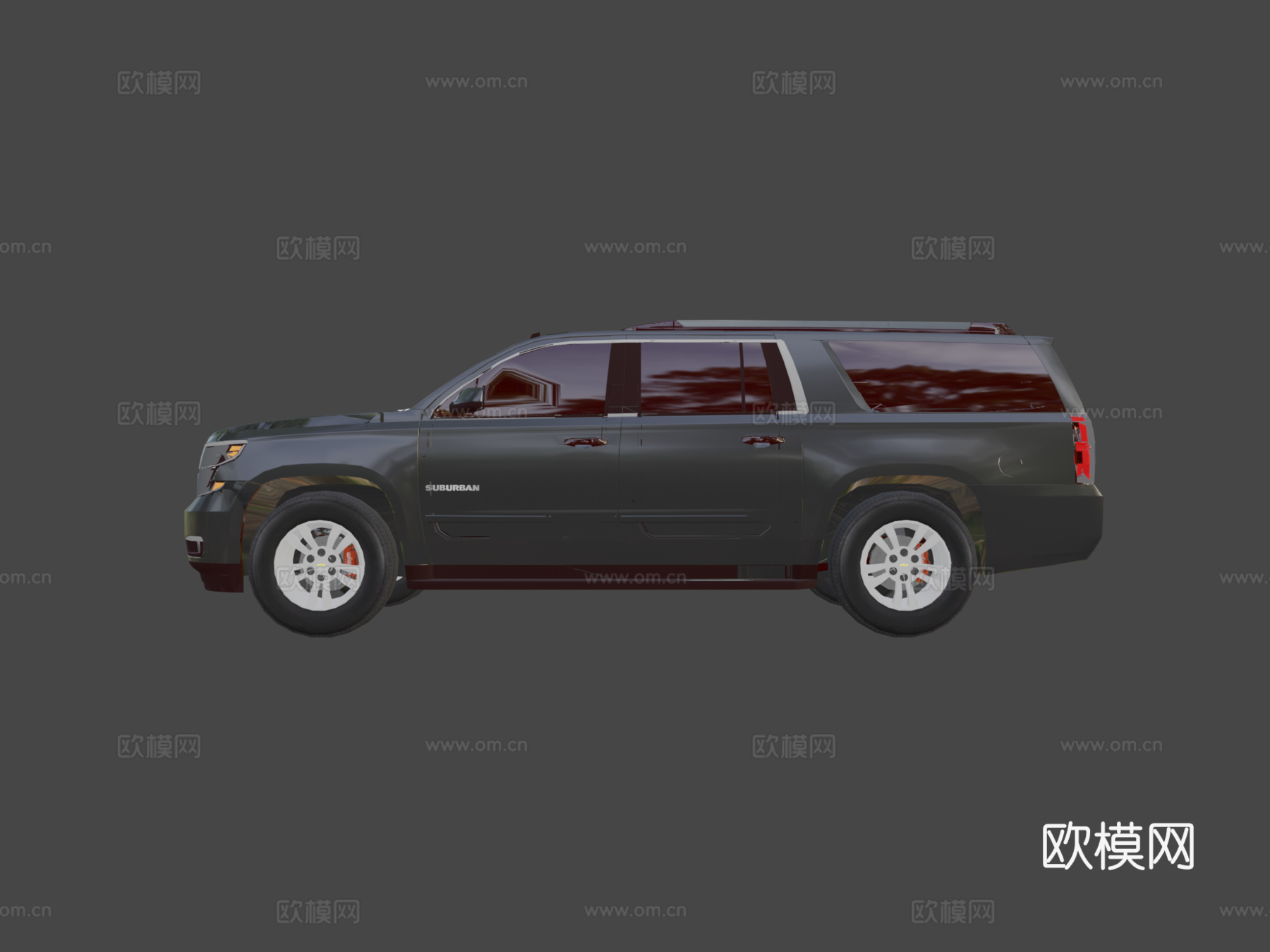 雪佛兰萨博班2015特勤局su模型