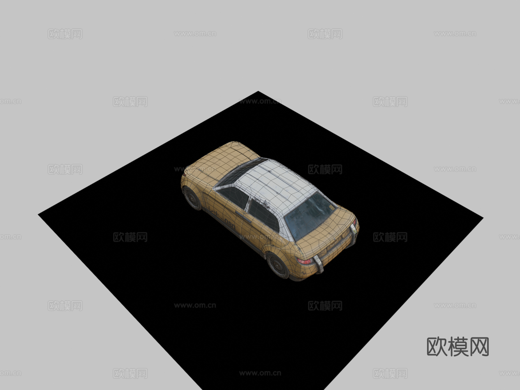 赛博朋克民用汽车su模型