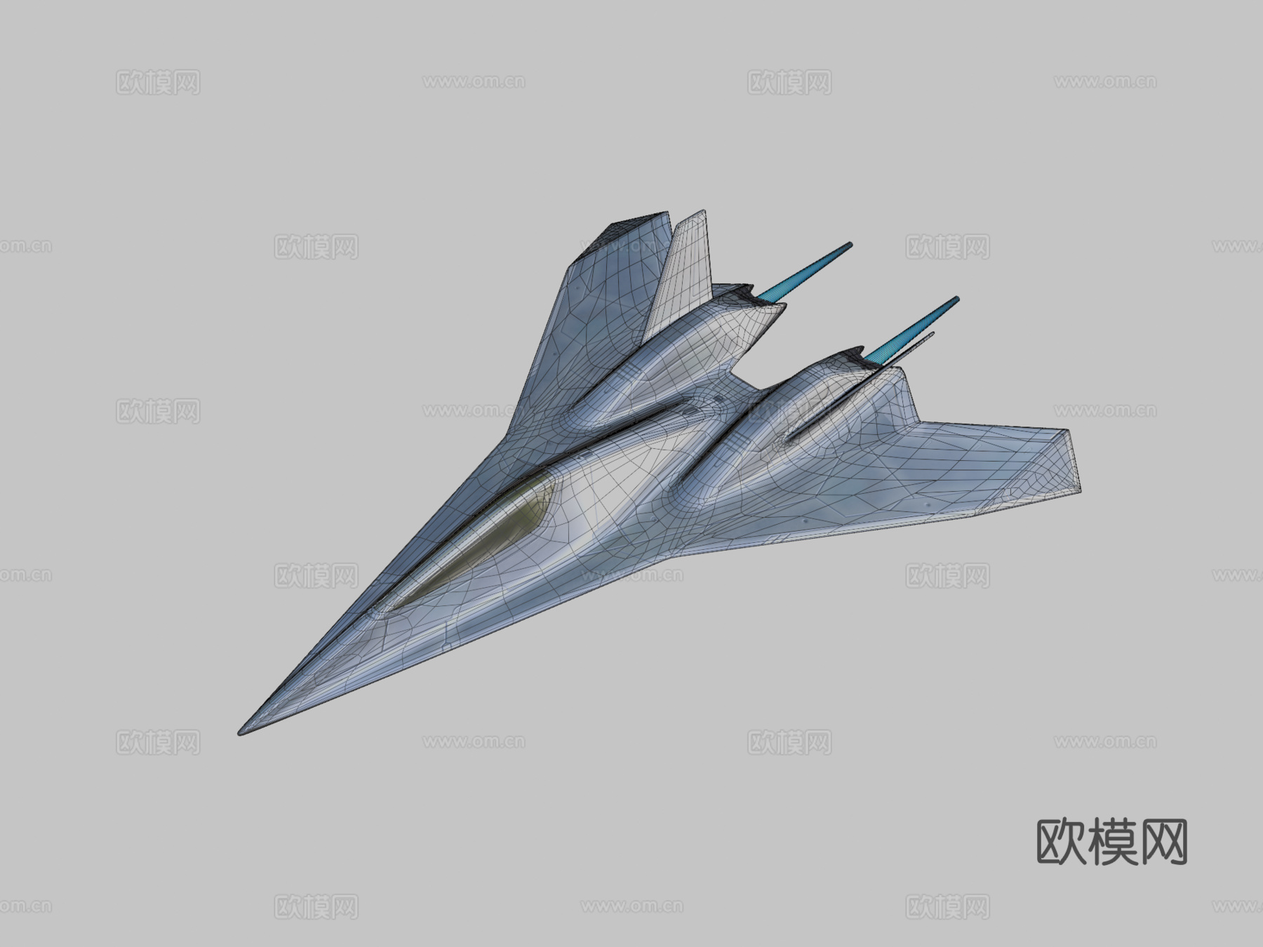 科幻喷气机猎鹰XRsu模型