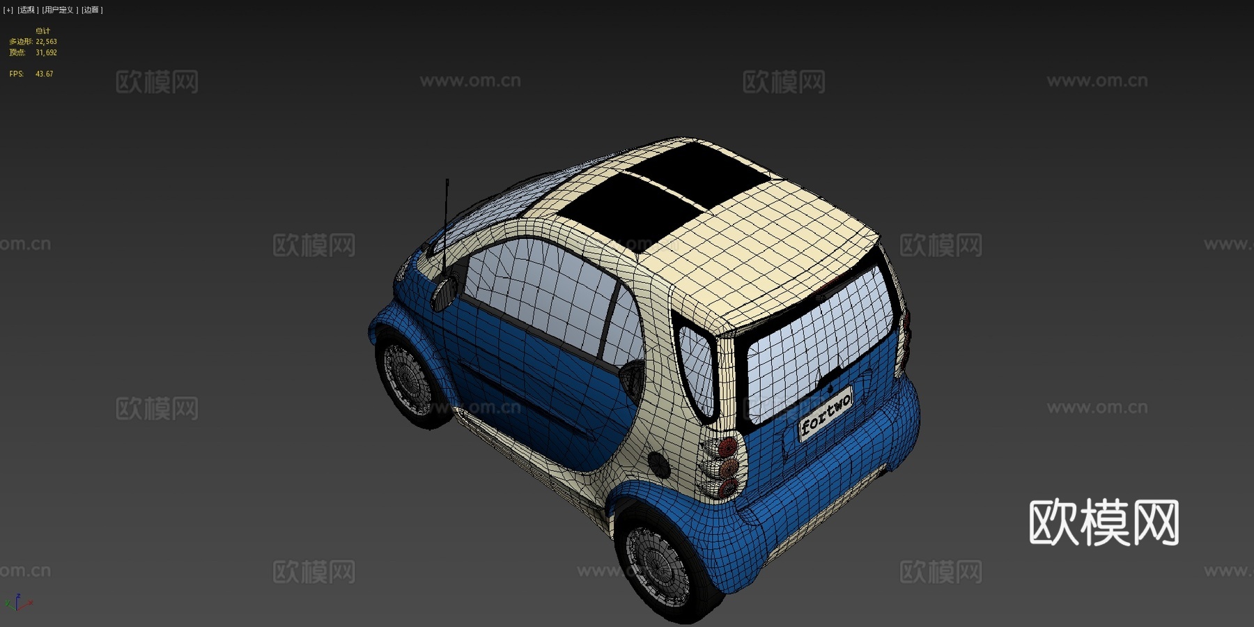 迷你汽车低多边形Unity shehab 房屋su模型