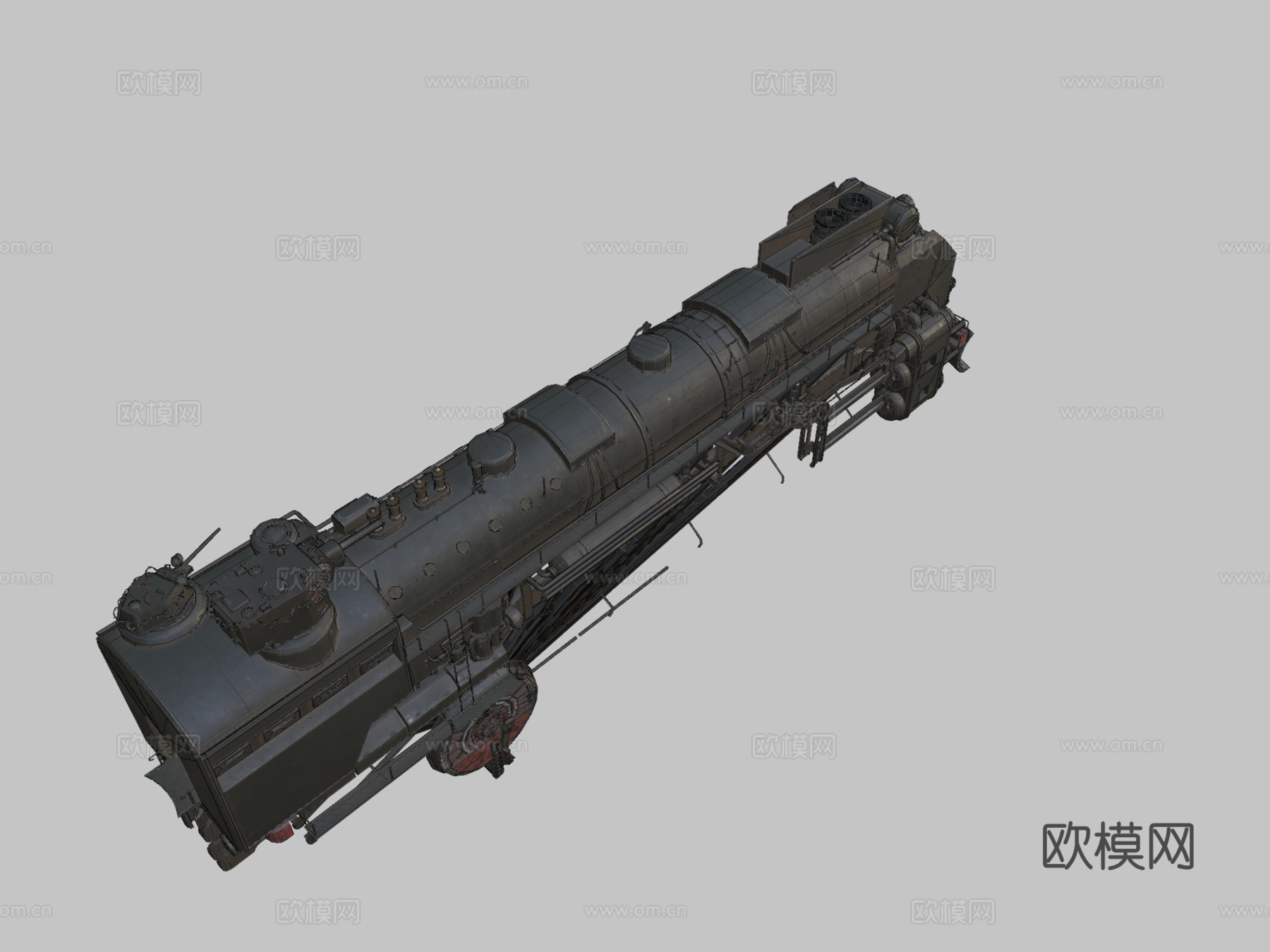 泰坦尼克号苏联火车头su模型